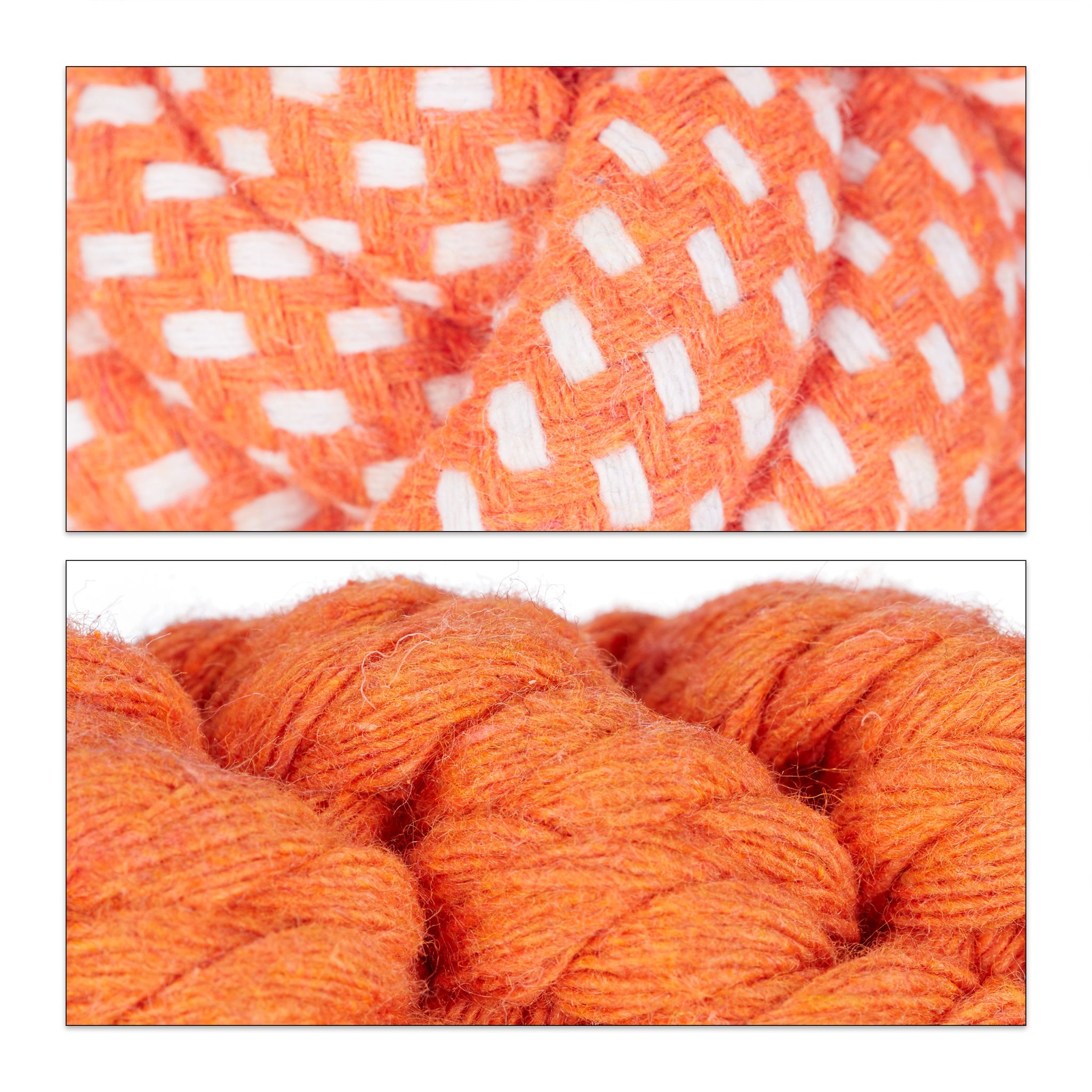 Hundespielzeug Set 10 teilig Blau-Grün-Orange von Relaxdays