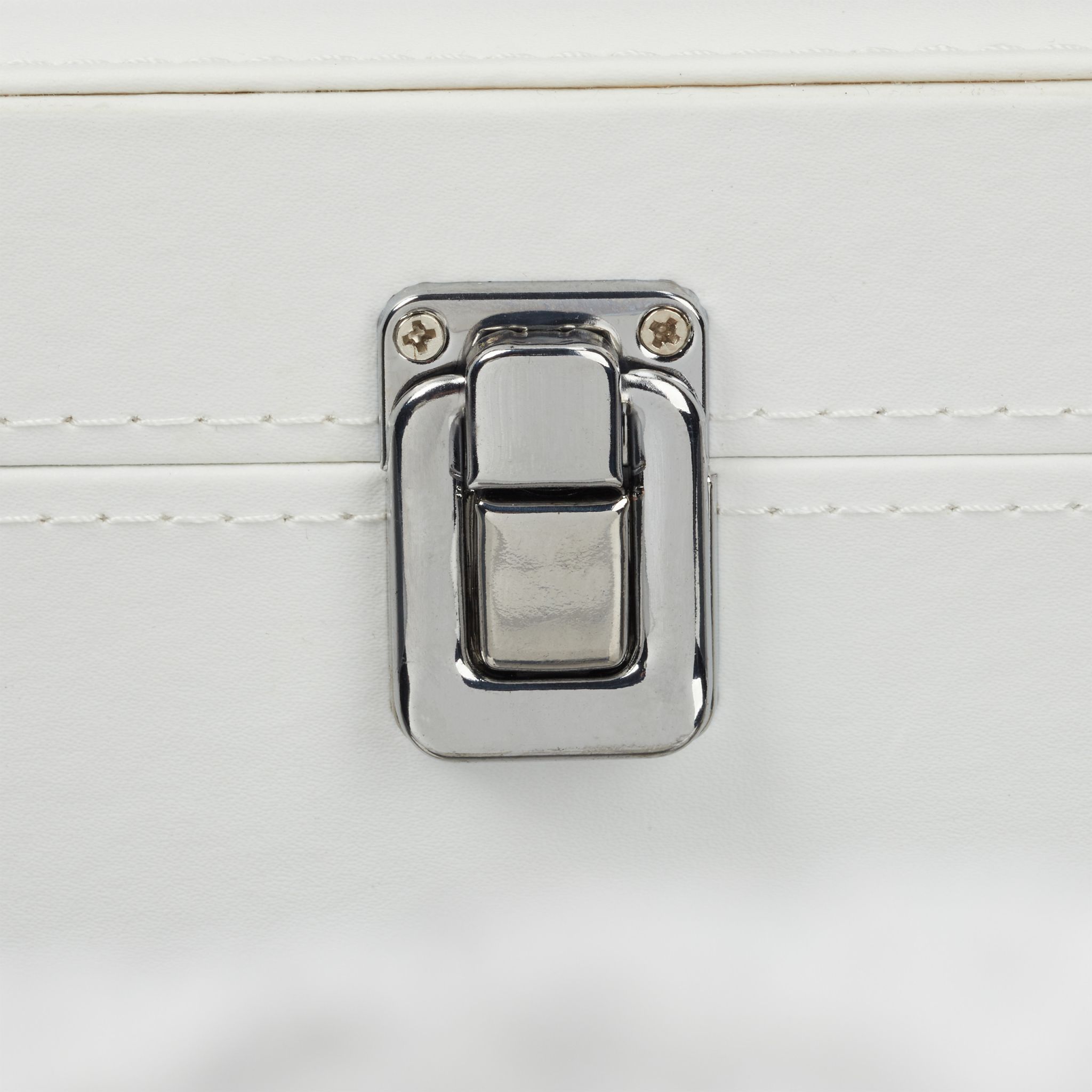 Brillenbox für 8 Brillen Weiss-Transparent-Grau von Relaxdays
