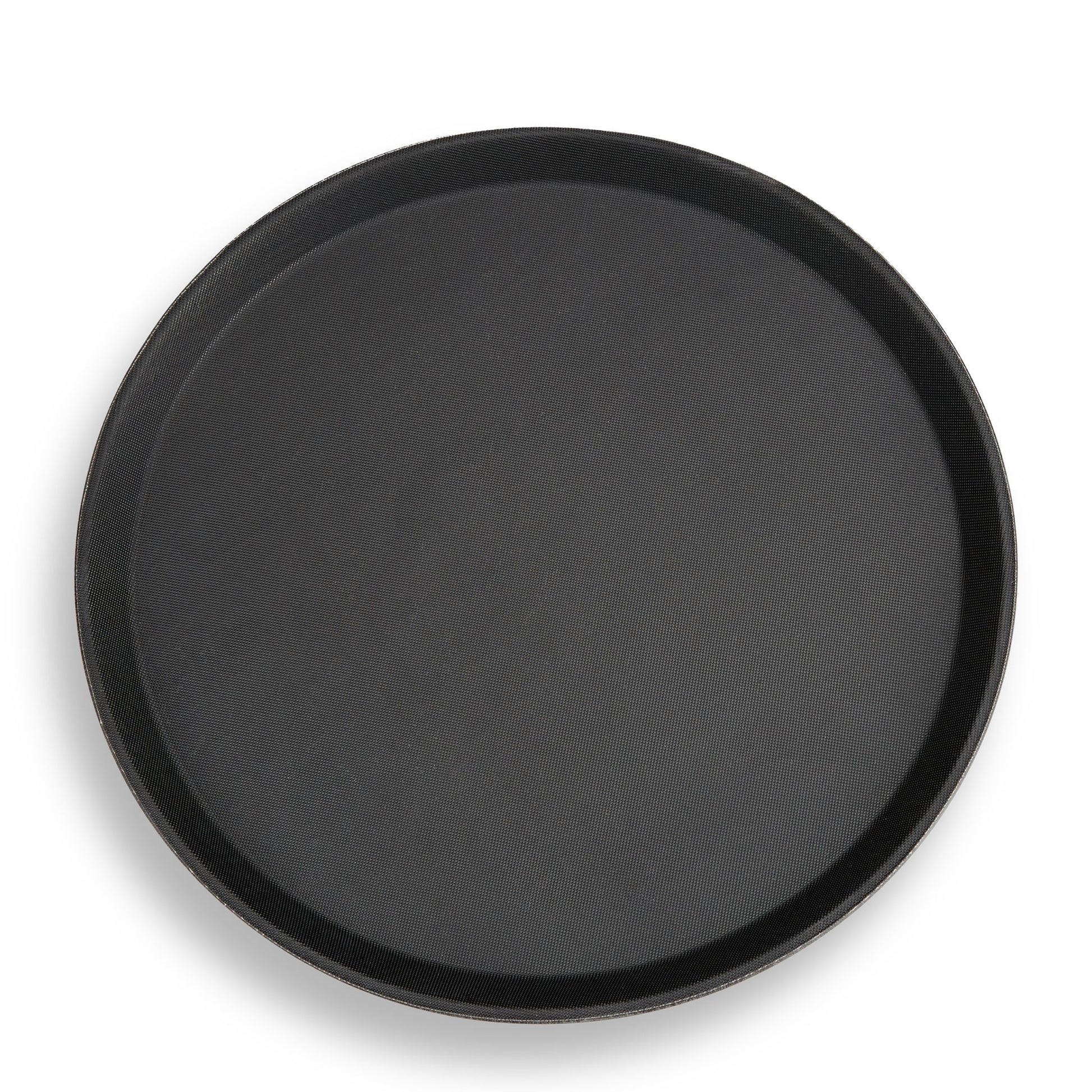 Gastro Tablett rund Schwarz von Relaxdays