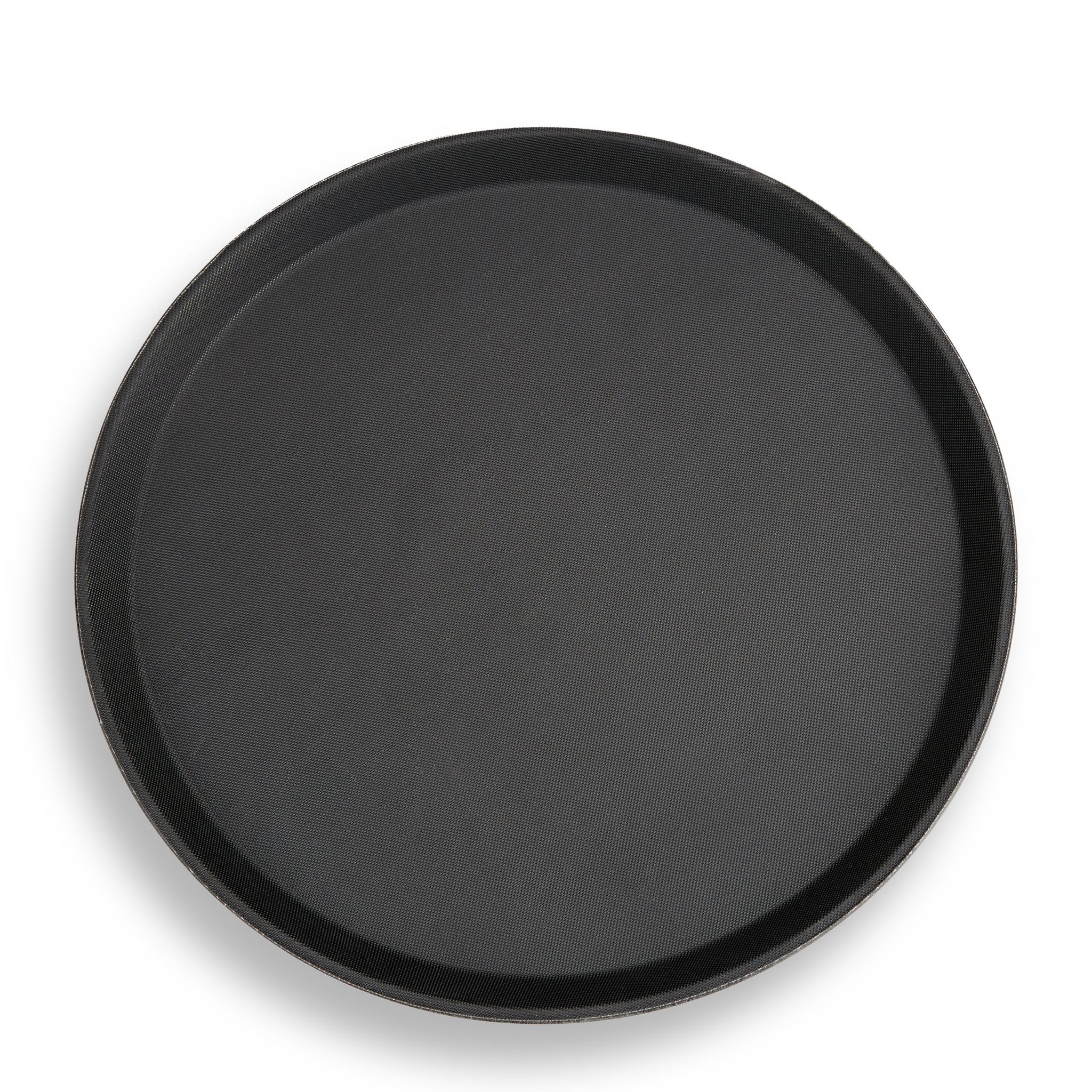 Gastro Tablett rund Schwarz von Relaxdays