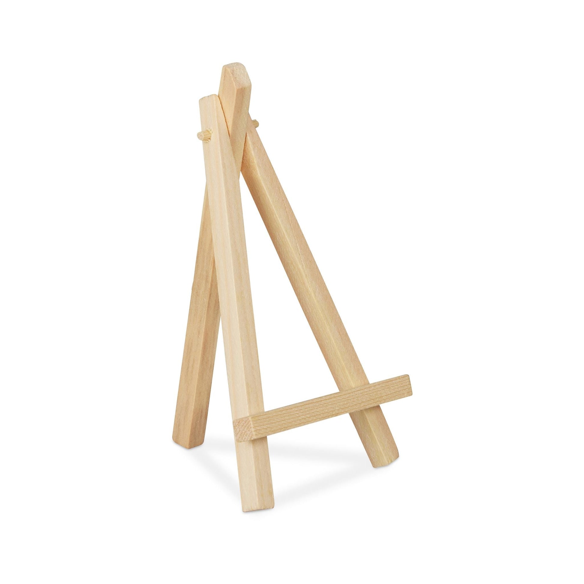 Staffelei klein Holz 10er-Set Hellbraun von Relaxdays
