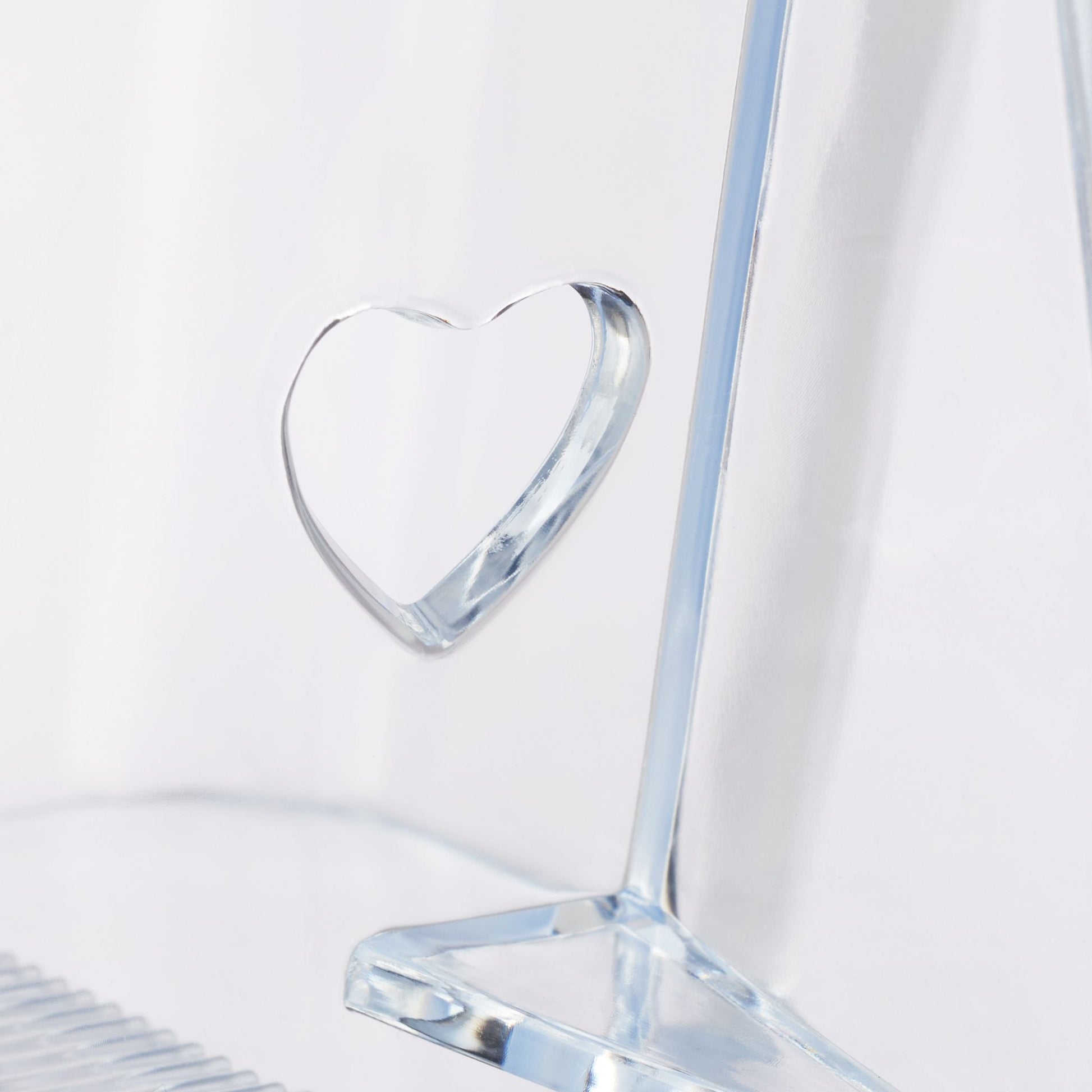Prospekthalter A4 / DIN Lang 2 Etagen Transparent von Relaxdays