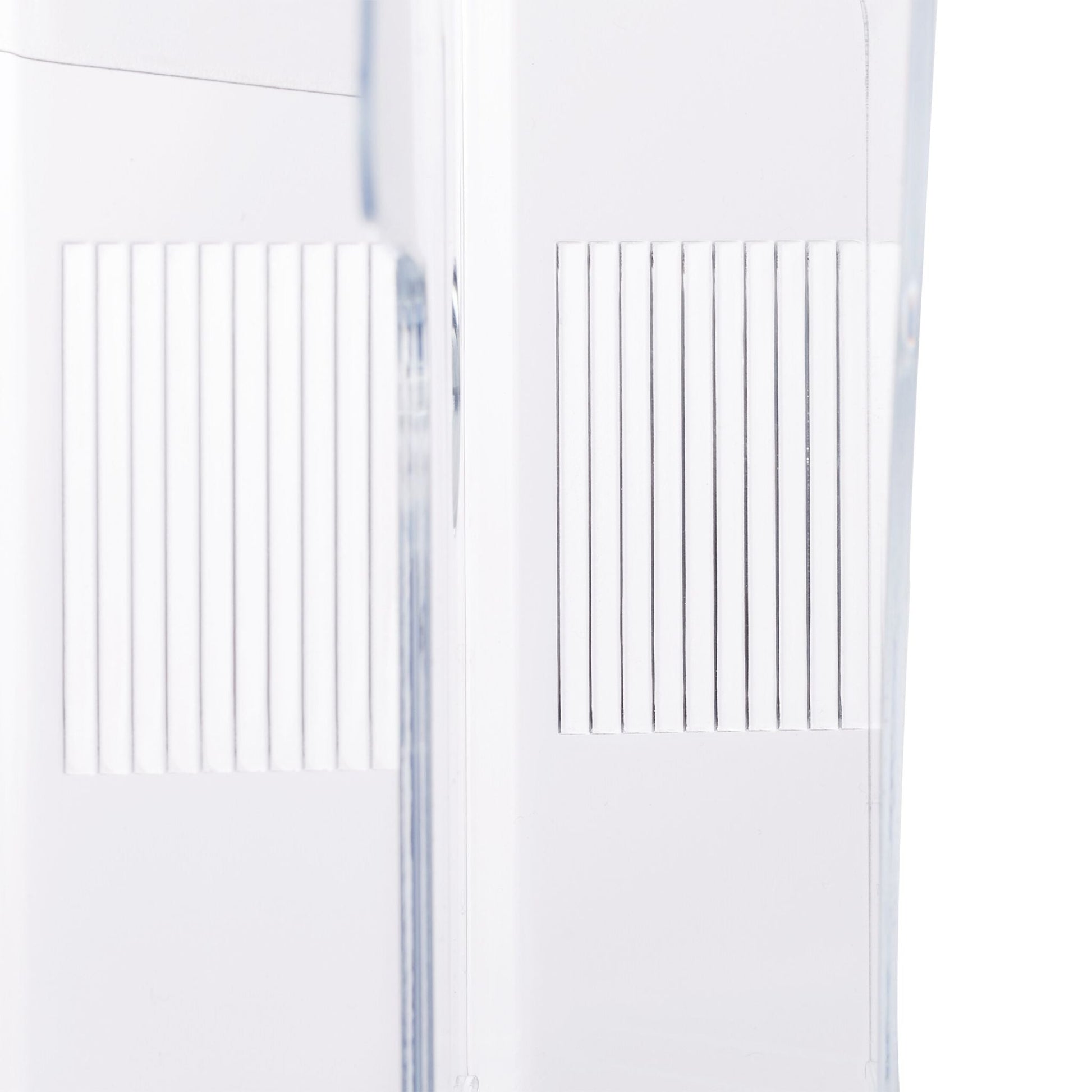 Prospekthalter A4 / DIN Lang 4 Etagen Transparent von Relaxdays
