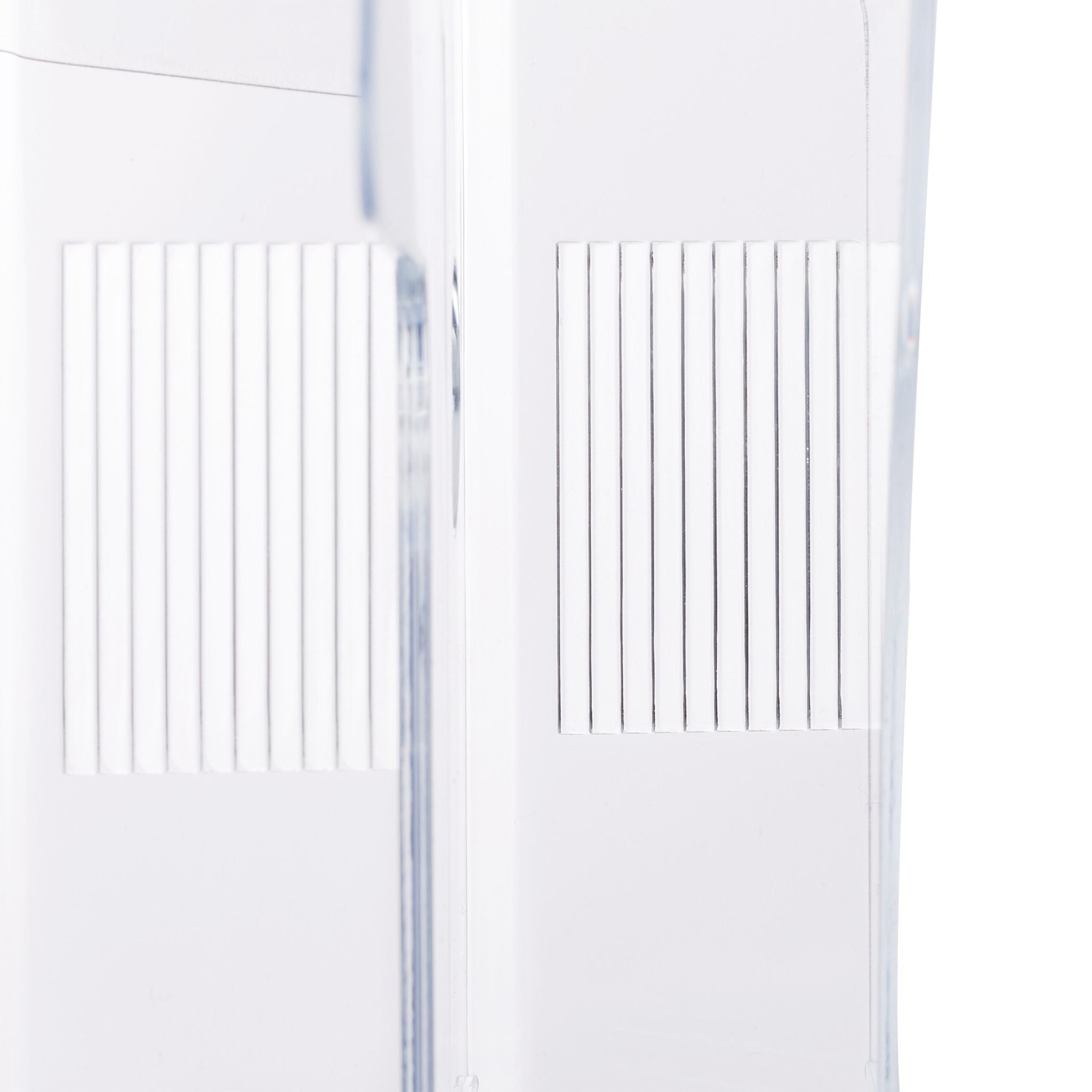 Prospekthalter A4 / DIN Lang 4 Etagen Transparent von Relaxdays