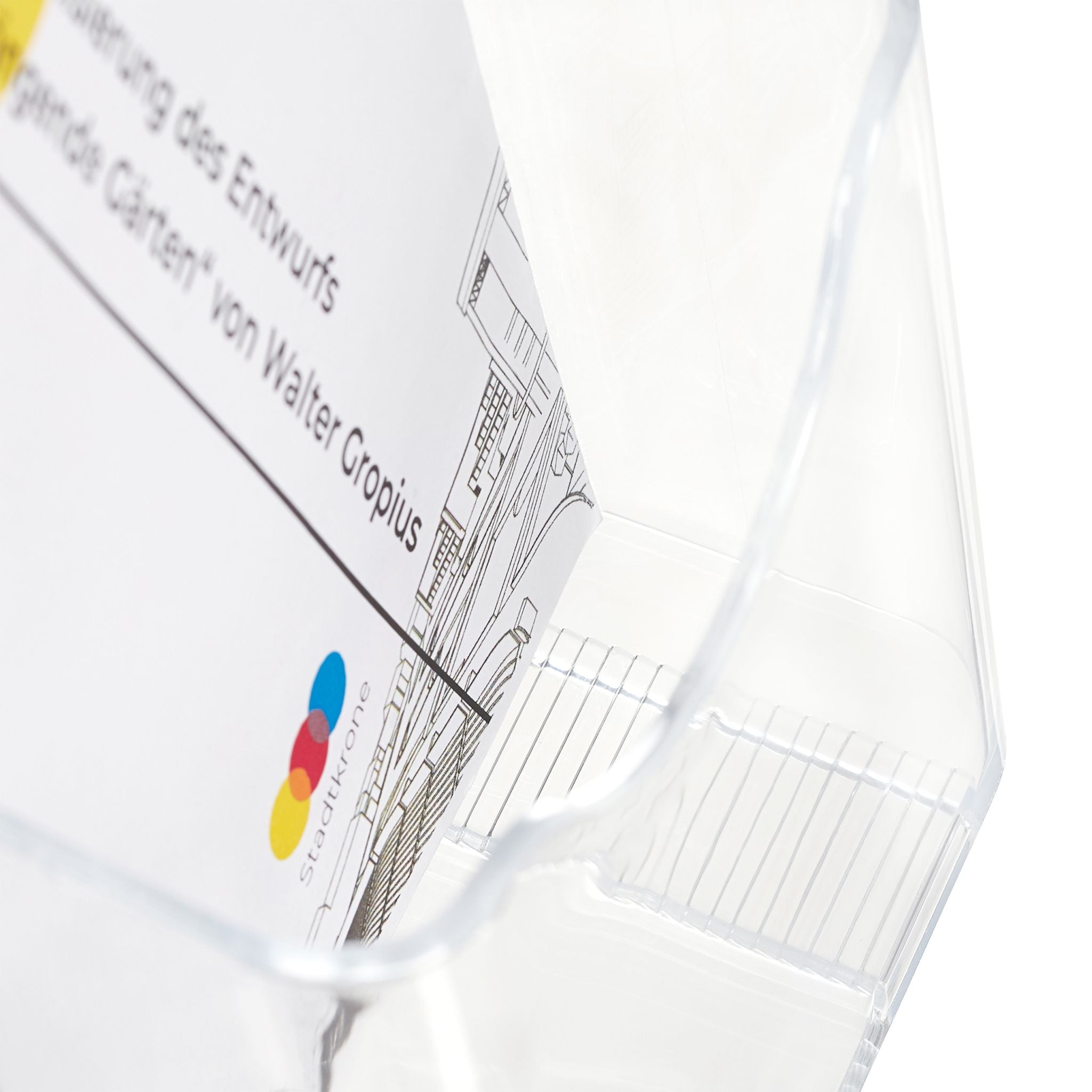 Flyer Aufsteller DIN Lang Transparent