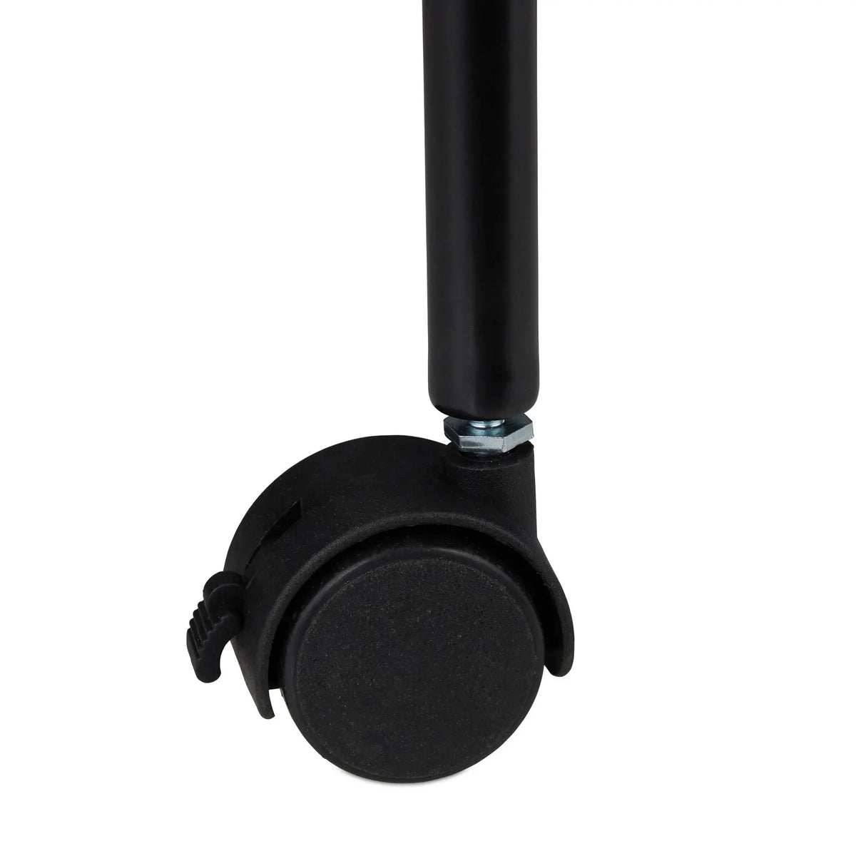 Rollgarderobe mit Ablage & Haken Schwarz von Relaxdays