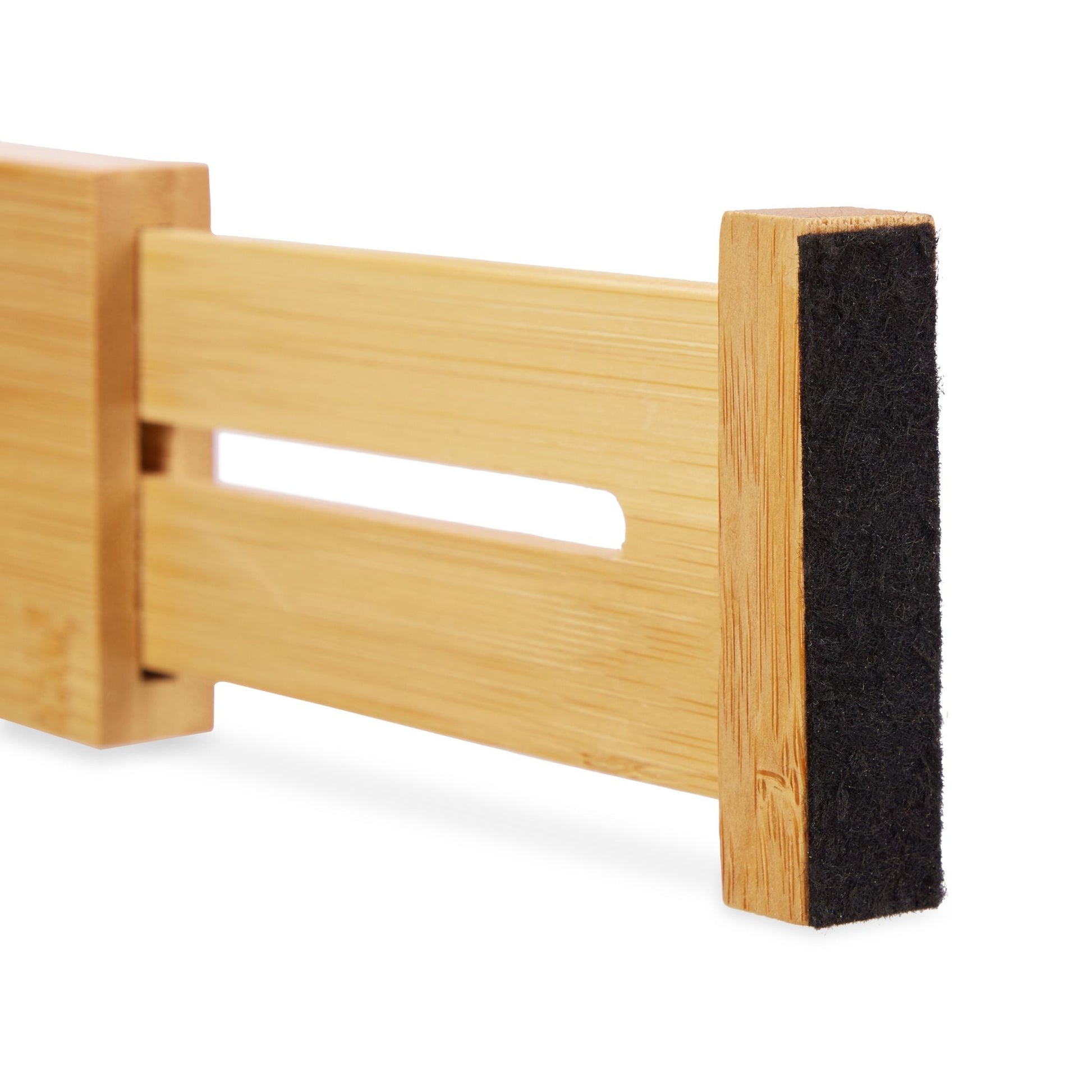 Schubladentrenner Bambus 4er-Set Hellbraun von Relaxdays