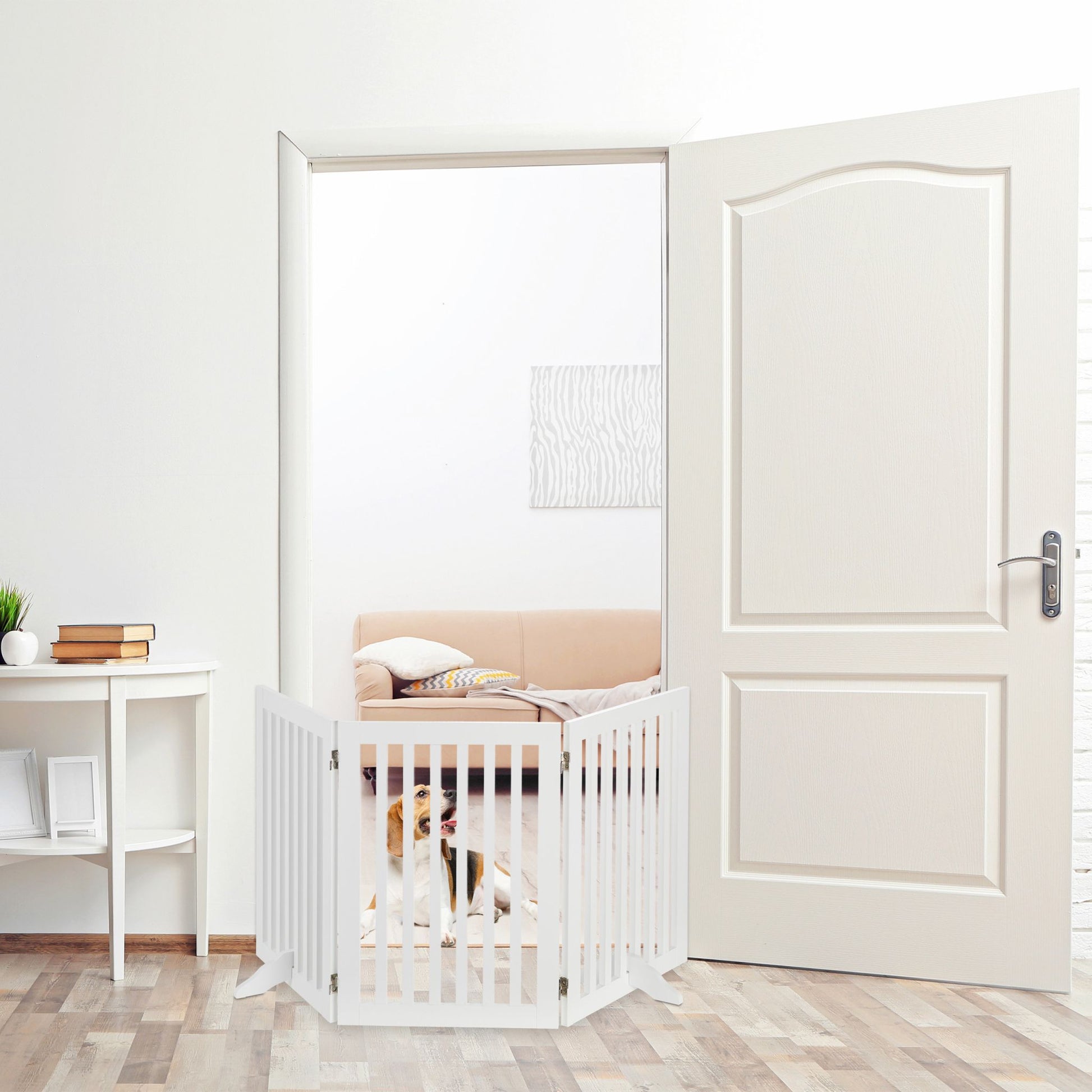 Absperrgitter 70cm Weiss von Relaxdays
