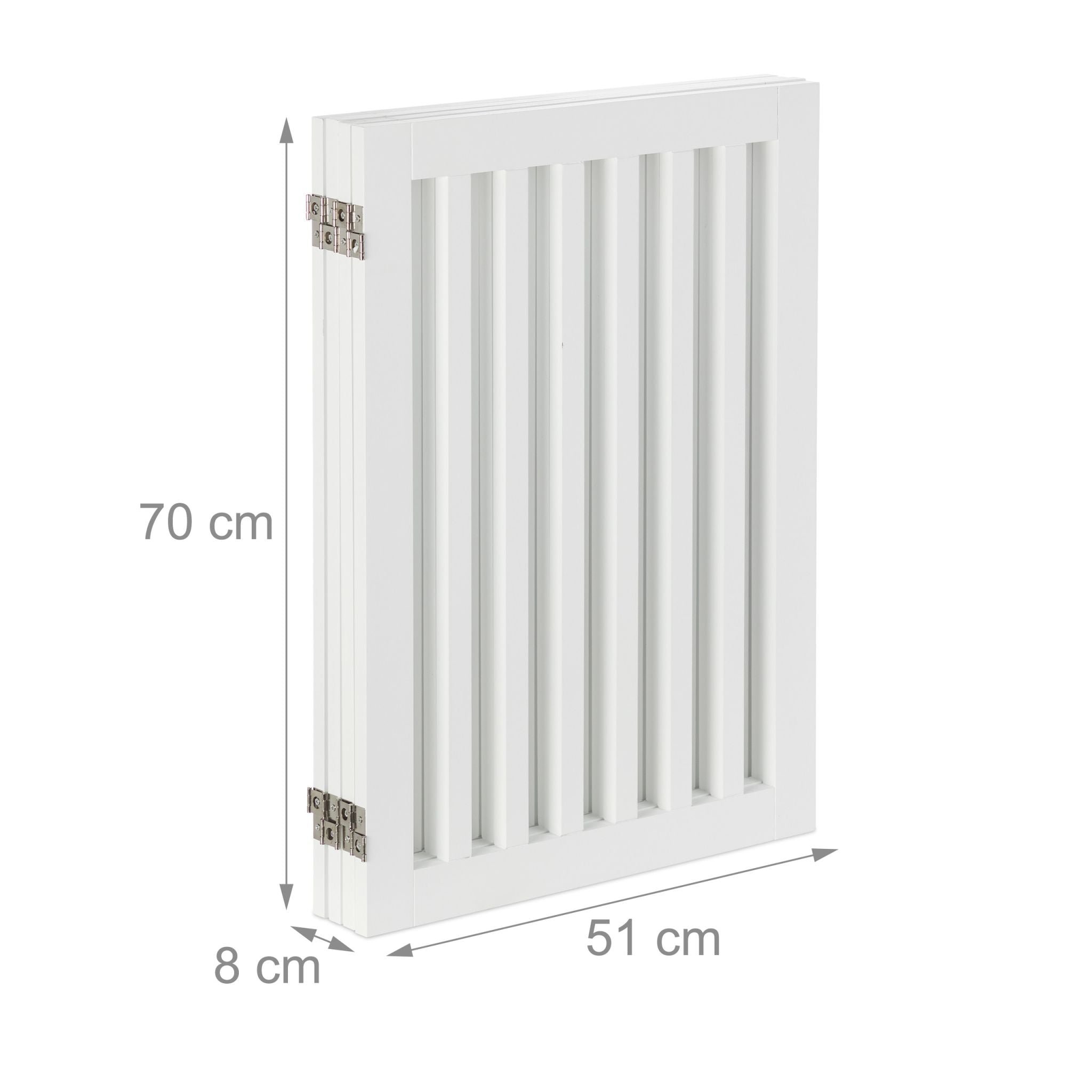 Absperrgitter 70cm Weiss von Relaxdays