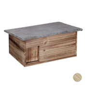 Igelhaus Bausatz Braun-Grau von Relaxdays