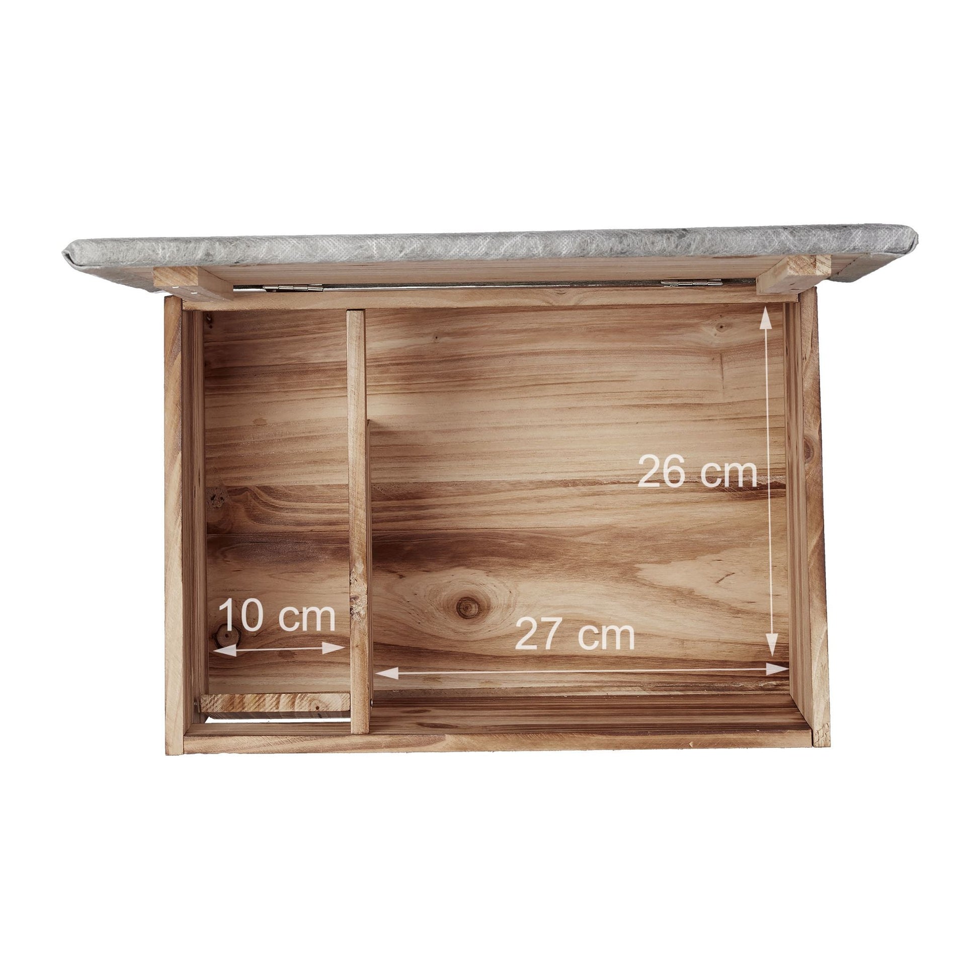 Igelhaus Bausatz Braun-Grau von Relaxdays