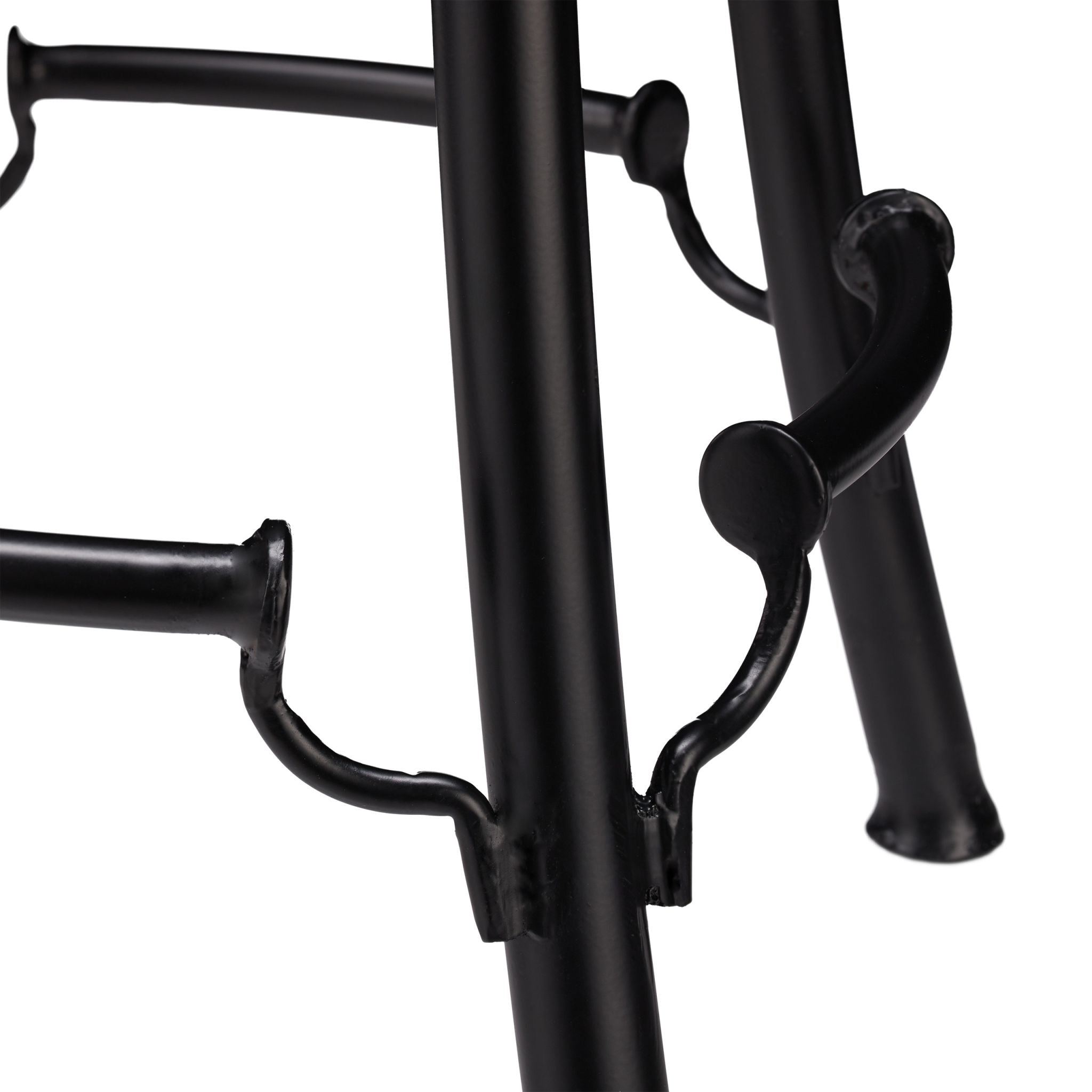 Barhocker industrial hoch Braun-Schwarz von Relaxdays