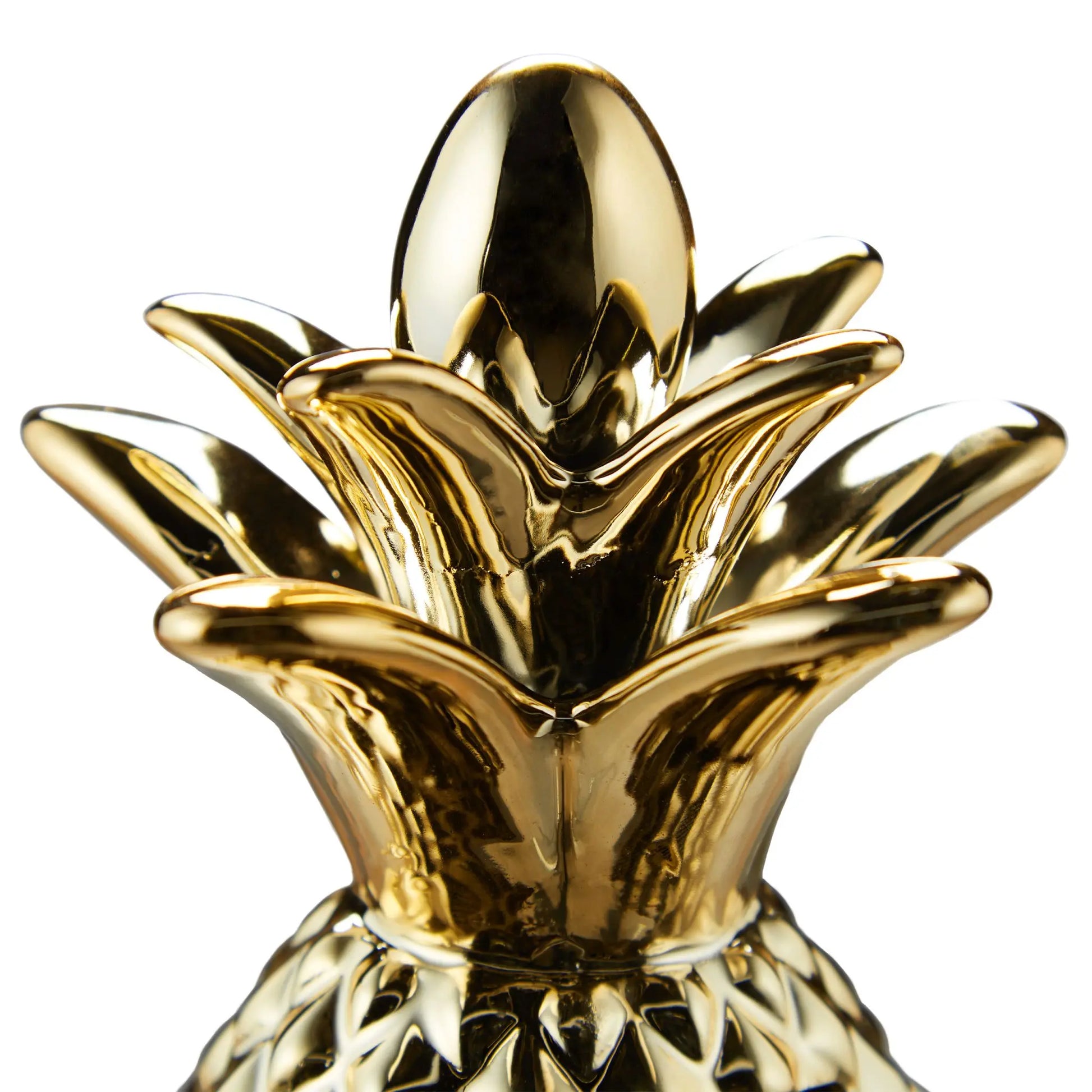 Spardose Ananas gold Gold von Relaxdays