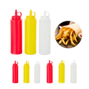 Squeeze Flasche 9er-Set Weiss-Gelb-Rot