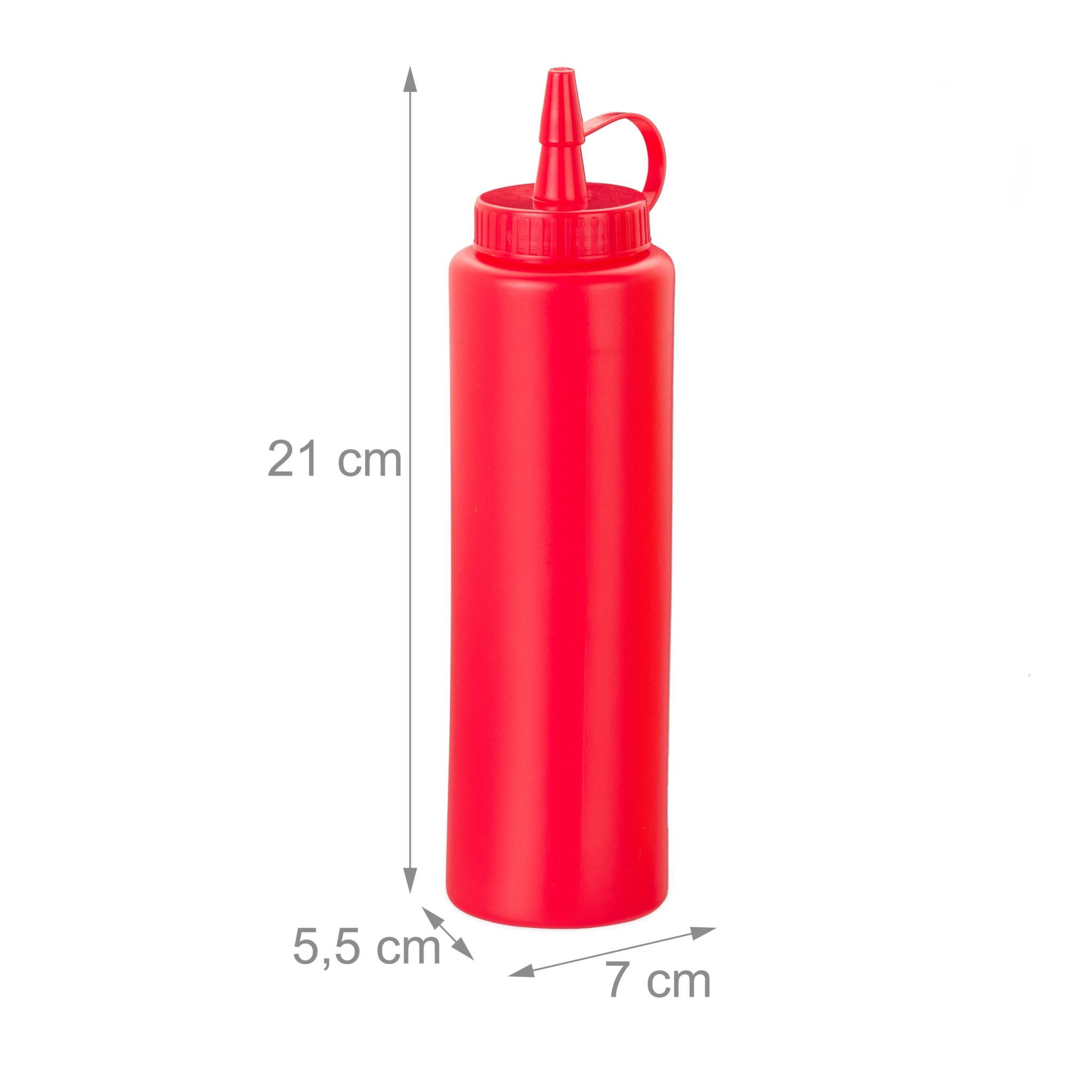 Squeeze Flasche 9er-Set Weiss-Gelb-Rot