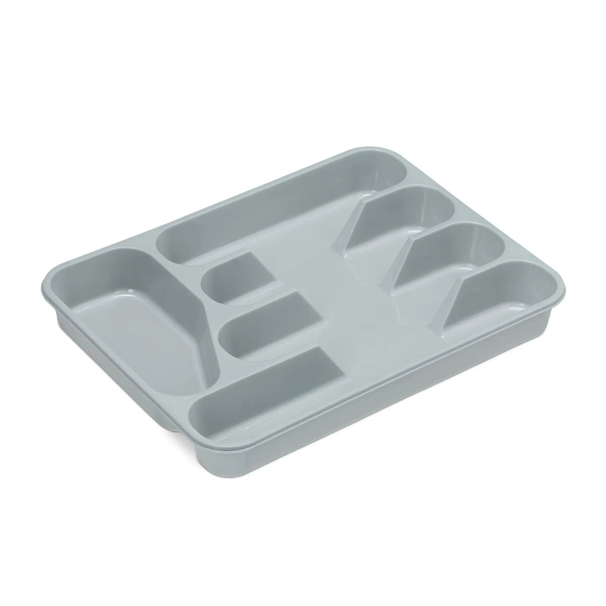 Besteckkasten 2er-Set Grau von Relaxdays