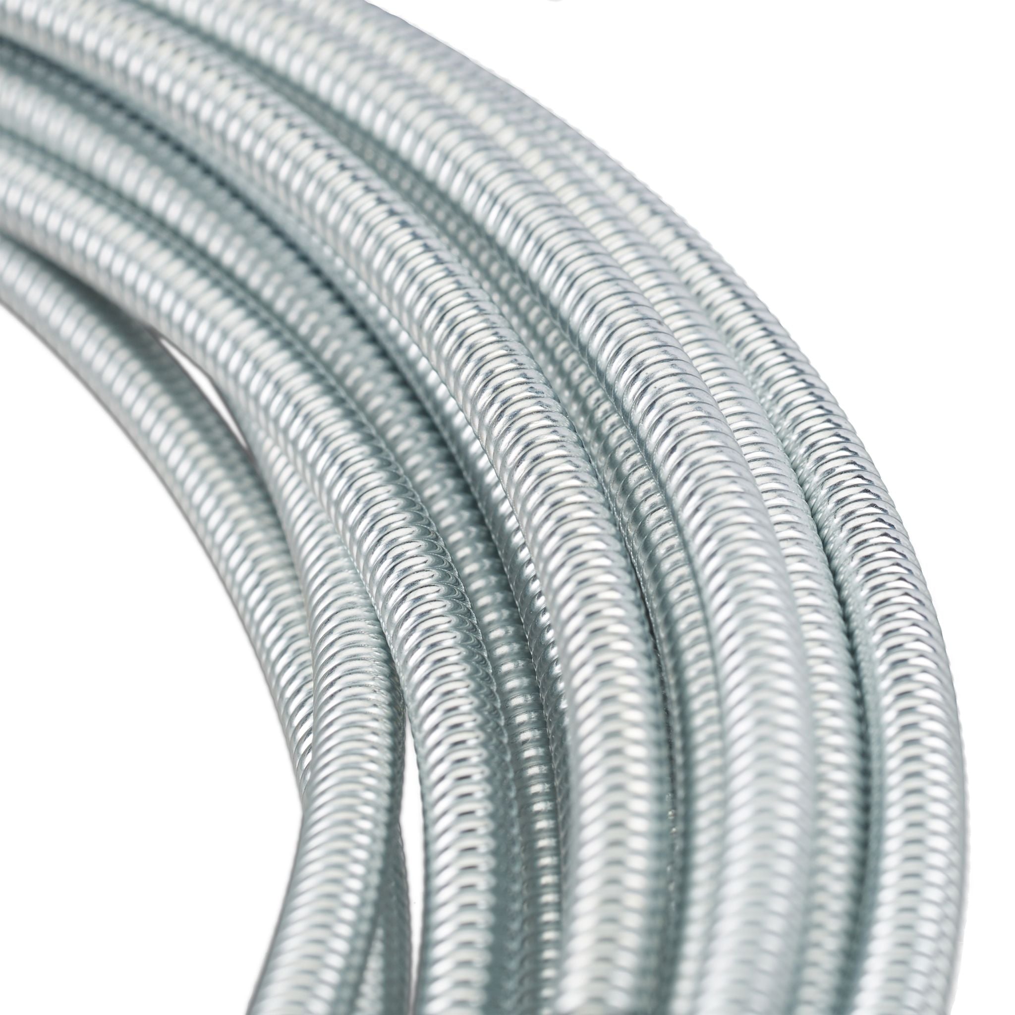 Rohrreinigungsspirale 10m Schwarz-Silber von Relaxdays