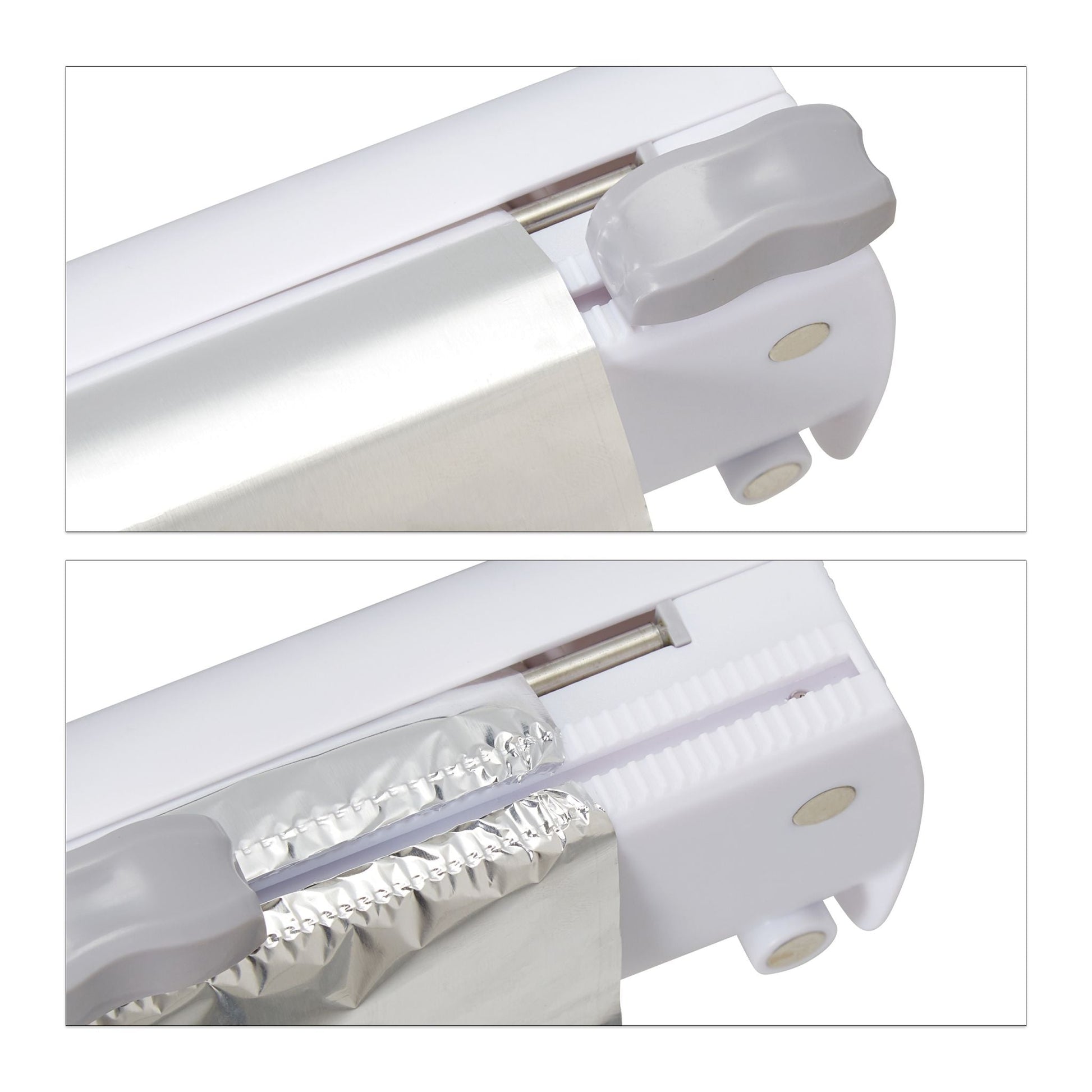 Folienschneider 2er-Set Weiss von Relaxdays