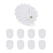 Klobürste Ersatzbürstenkopf 9er-Set Weiss von Relaxdays