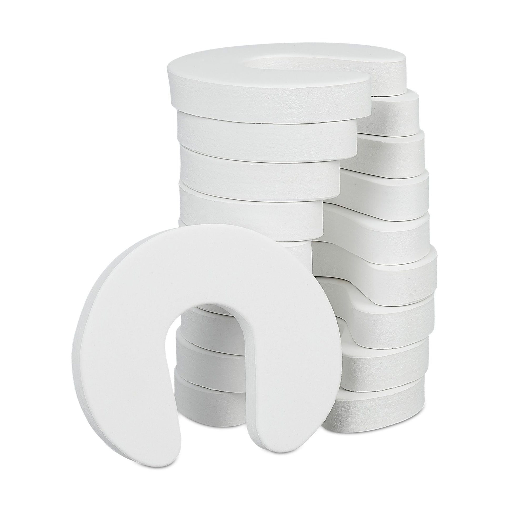 Tür Klemmschutz 10er-Set Weiss von Relaxdays