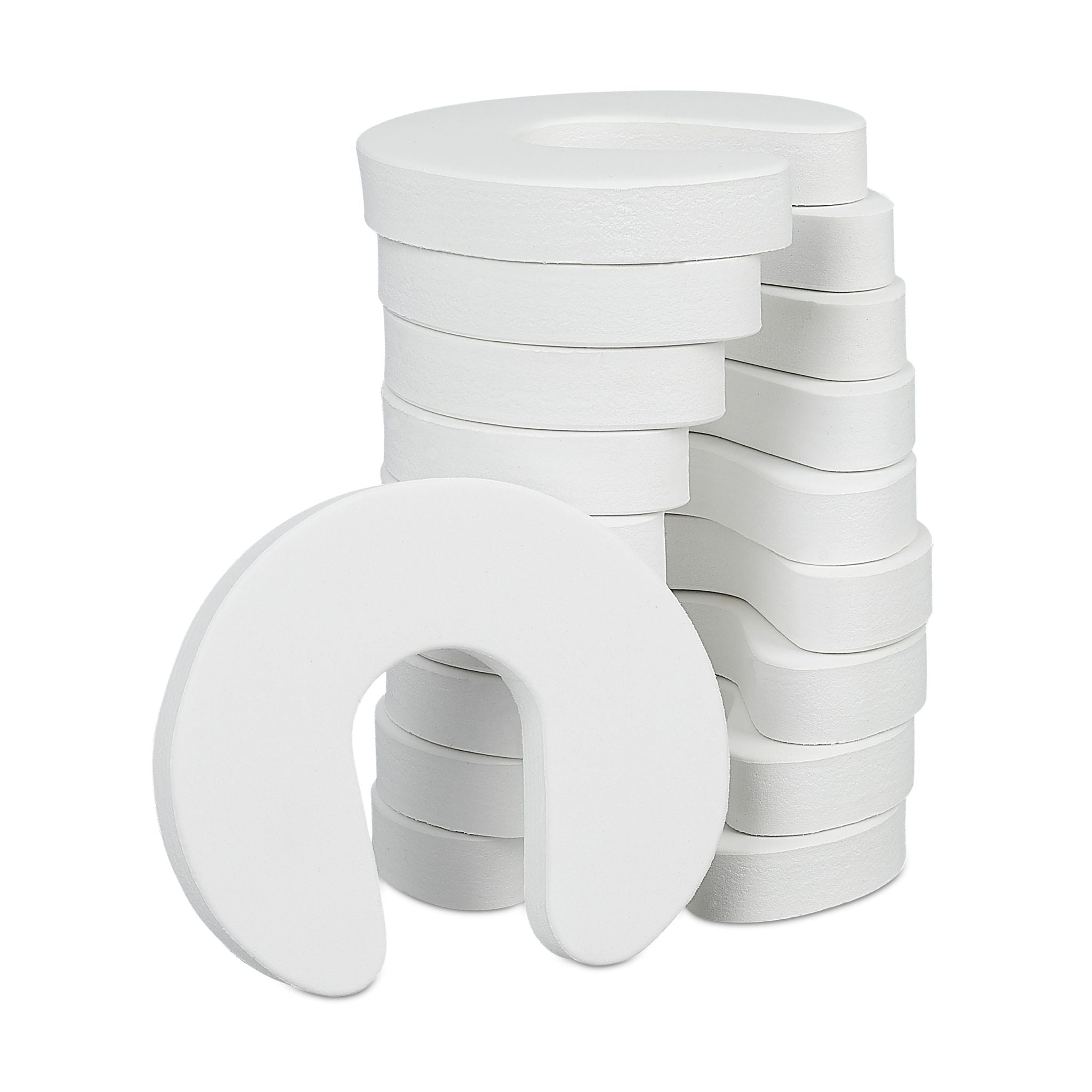 Tür Klemmschutz 10er-Set Weiss von Relaxdays