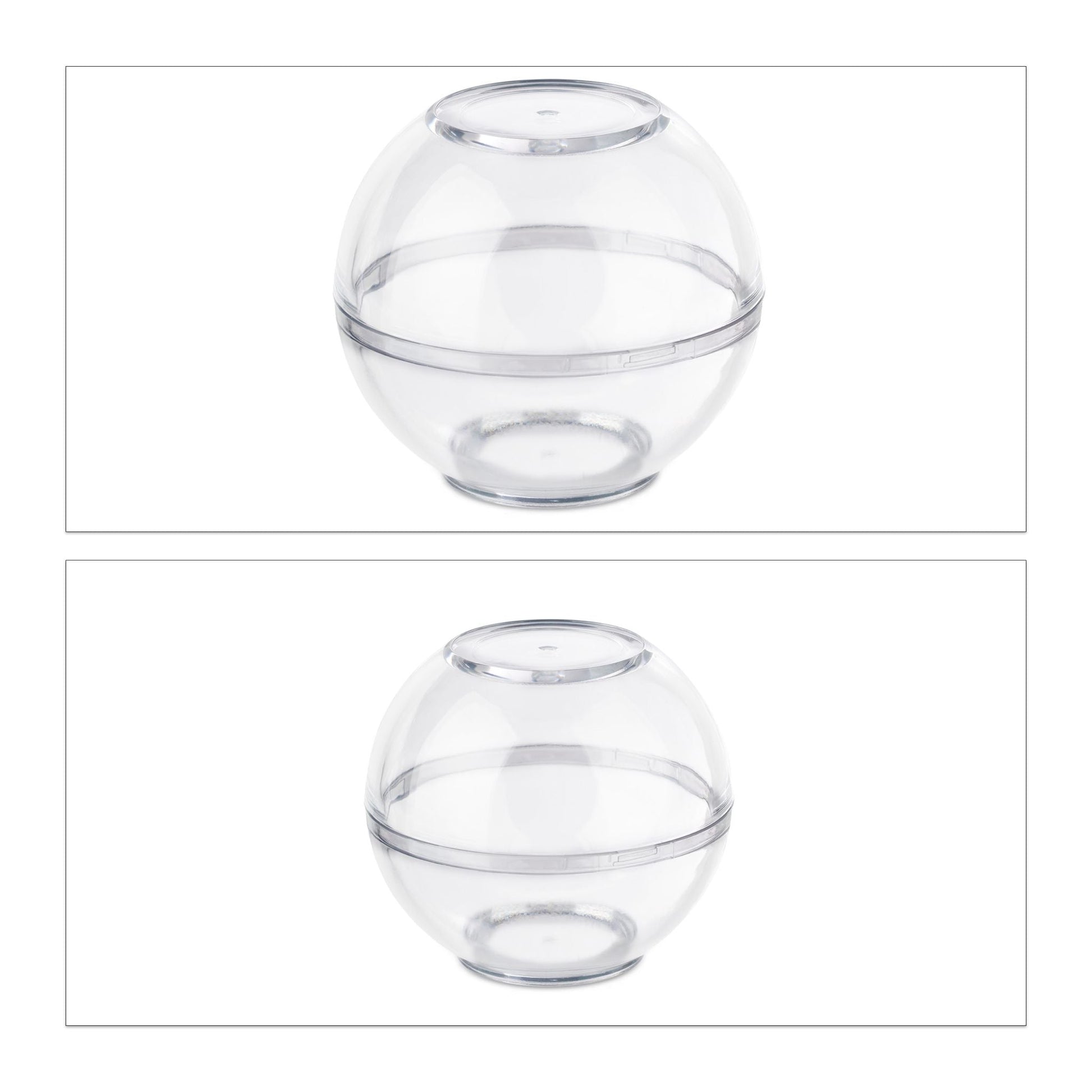 Zwiebeldose transparent 2er-Set Transparent von Relaxdays