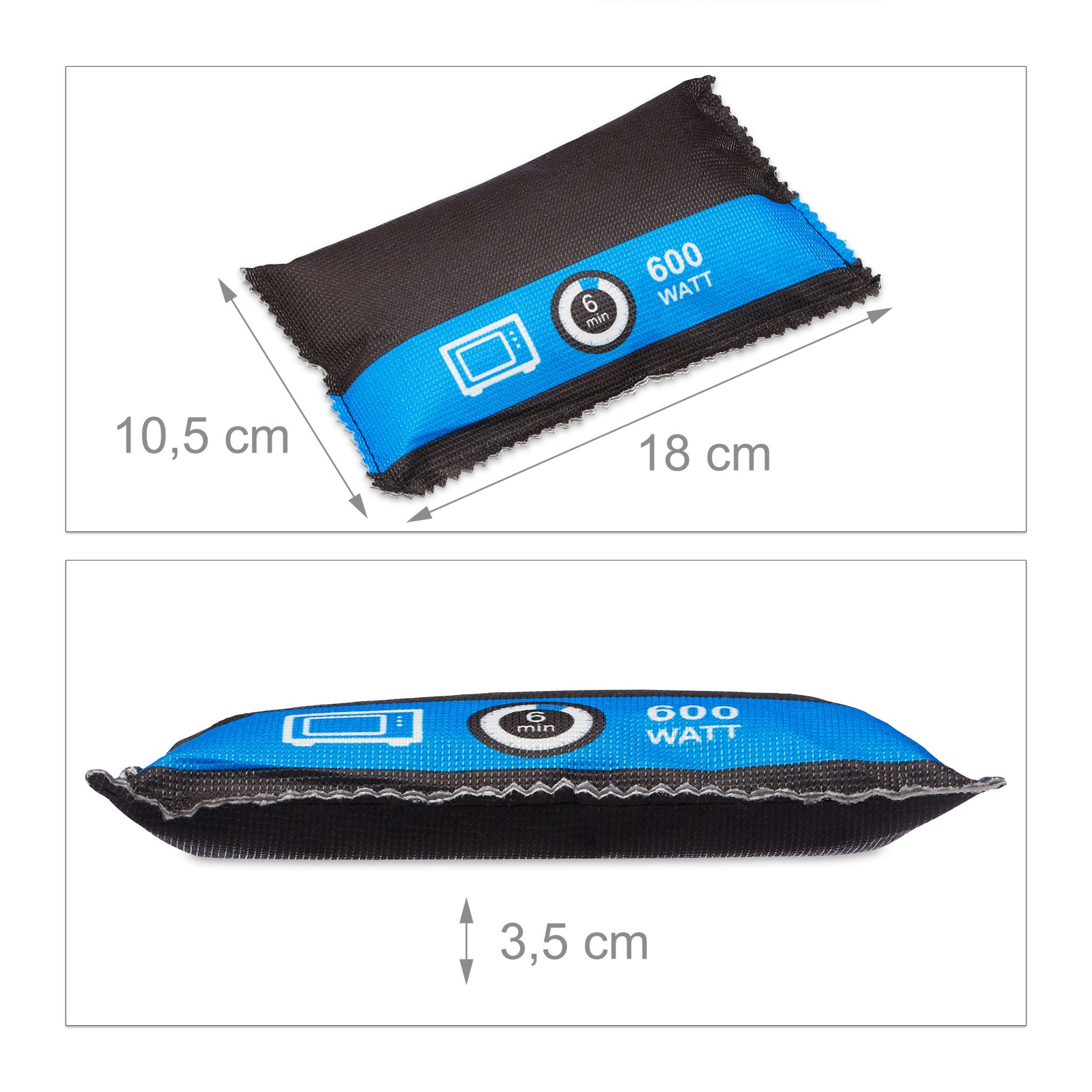 Luftentfeuchter Auto Blau-Schwarz von Relaxdays