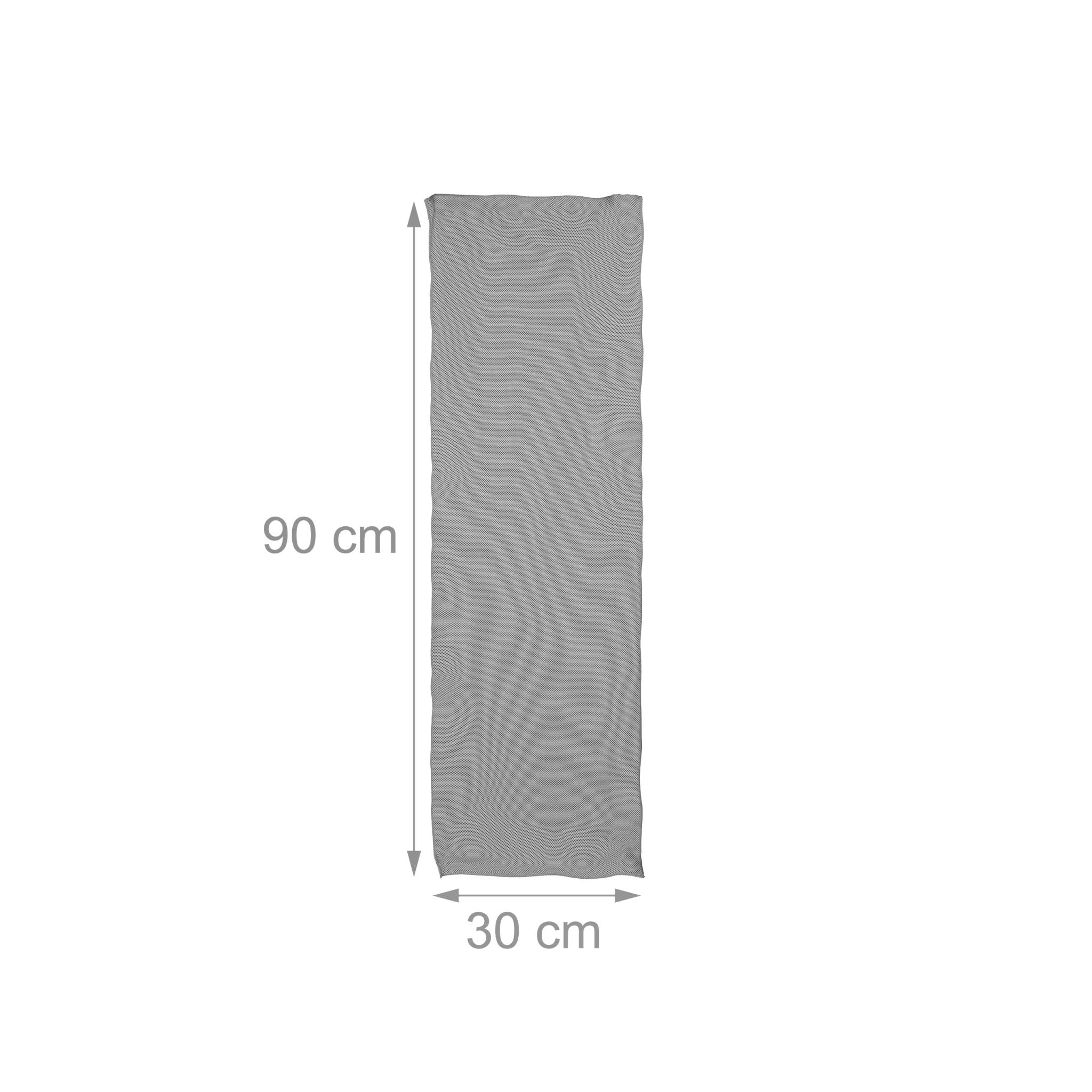 Kühlendes Handtuch 2er Pack Transparent-Grau von Relaxdays