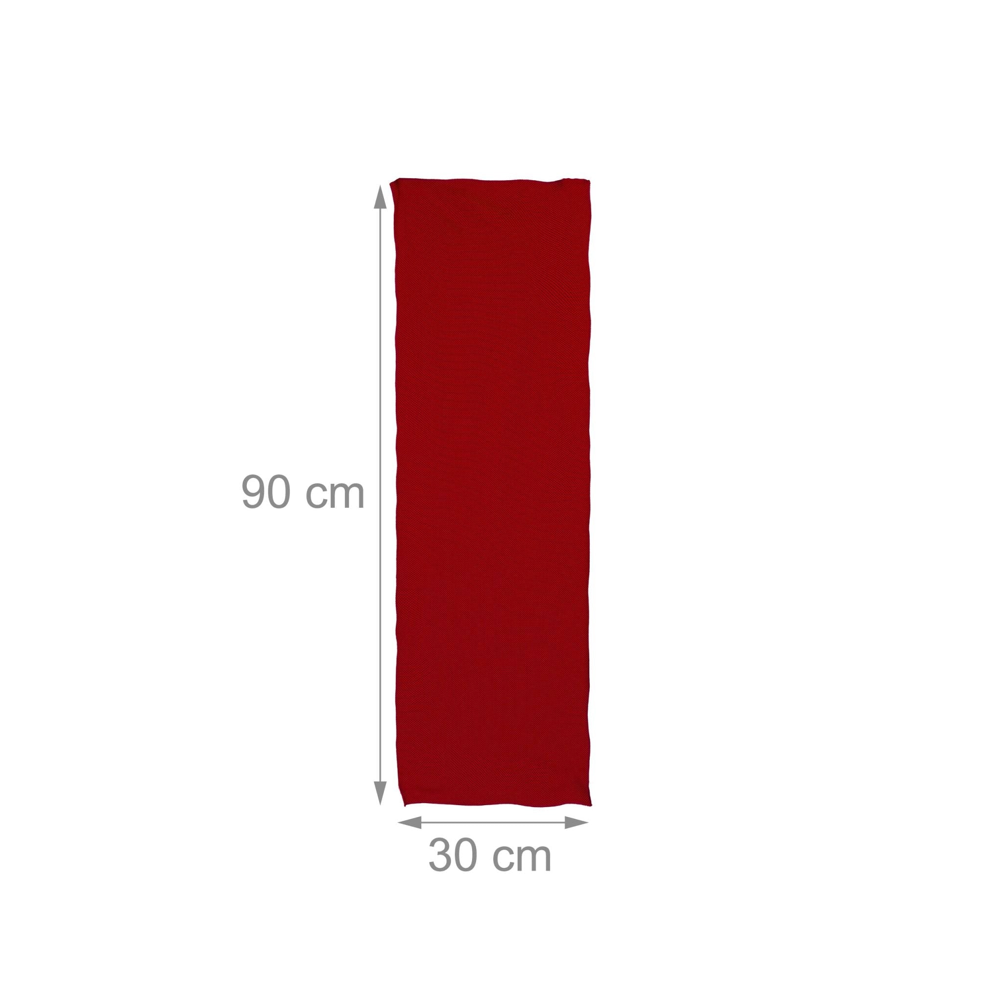 Kühlendes Handtuch 2er Pack Dunkelrot-Transparent-Grau von Relaxdays