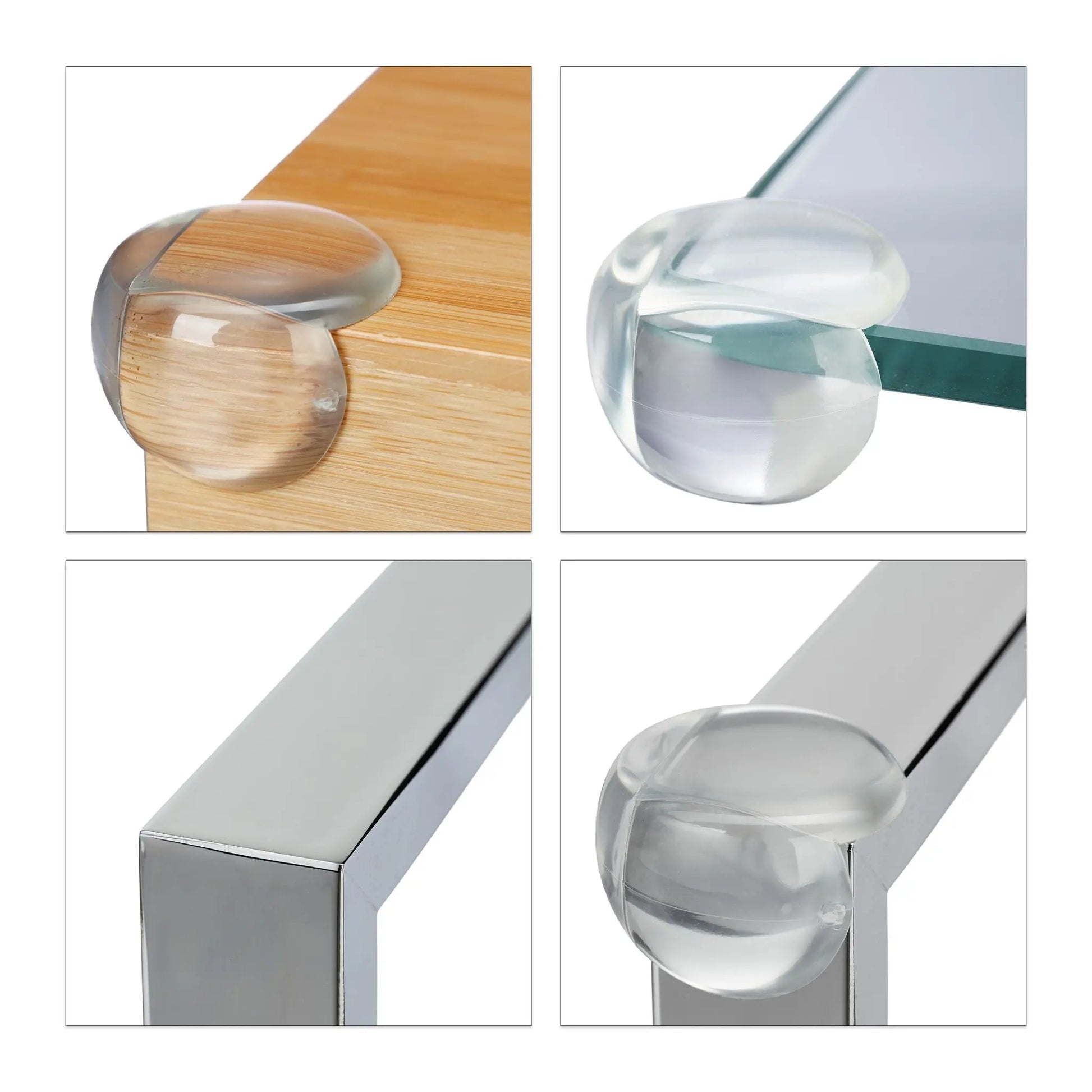 Eckenschutz Baby 12er Pack Transparent von Relaxdays