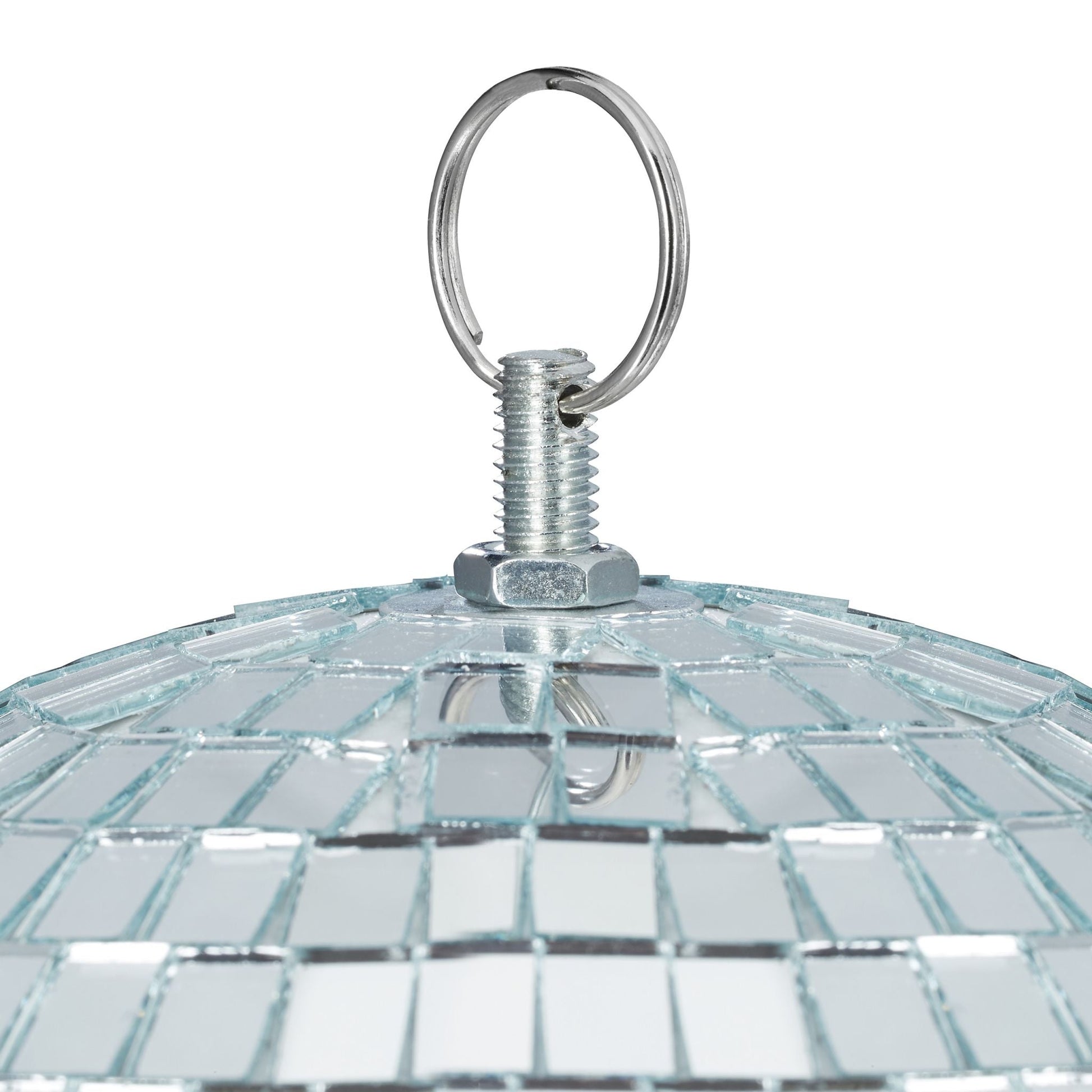 Discokugel 20cm Silber von Relaxdays