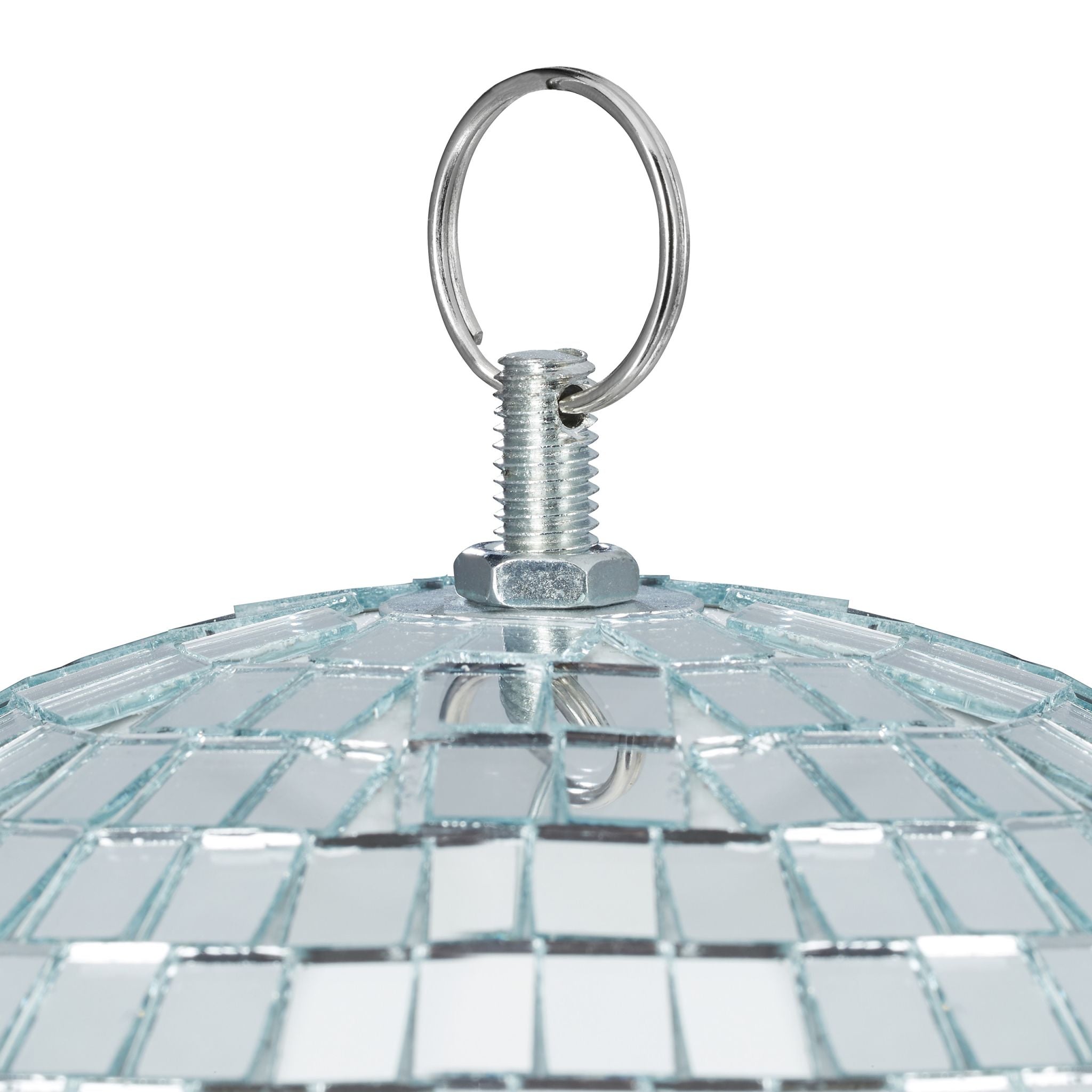 Discokugel 20cm Silber von Relaxdays