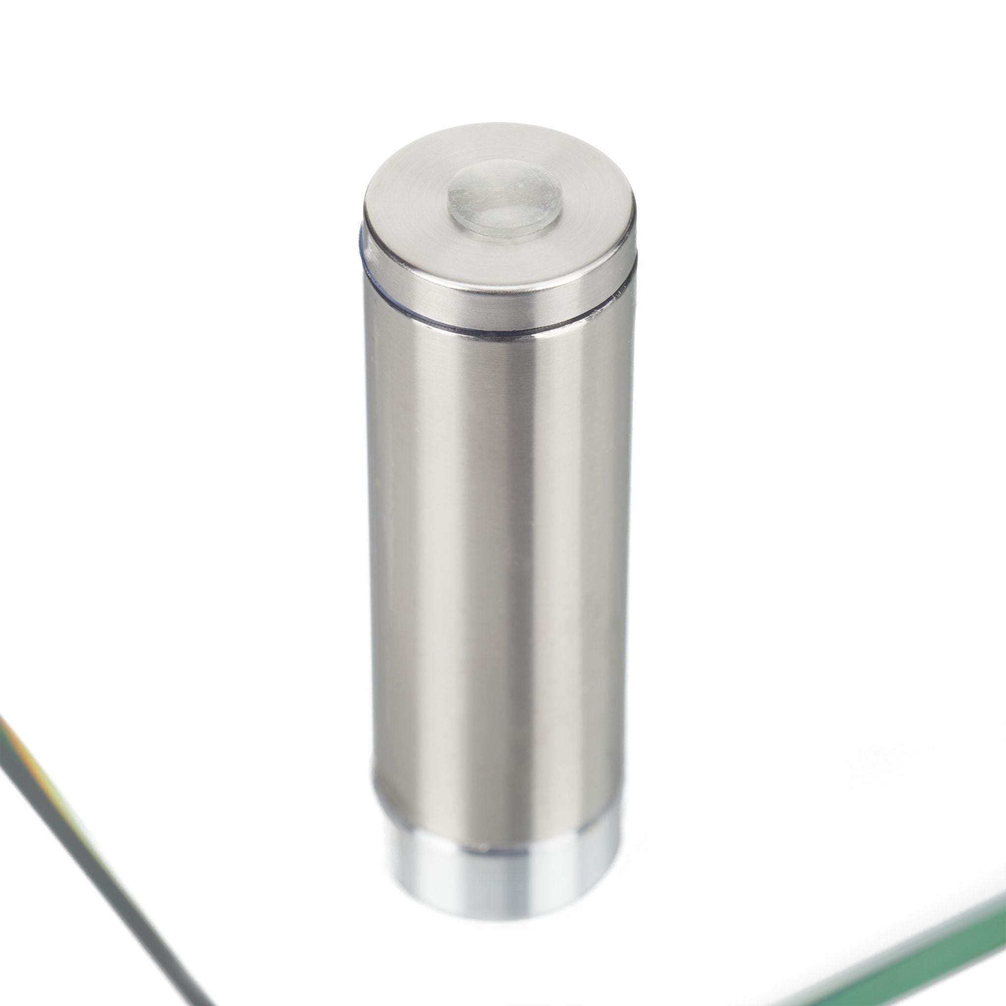 Bildschirmständer Glas Silber-Transparent von Relaxdays