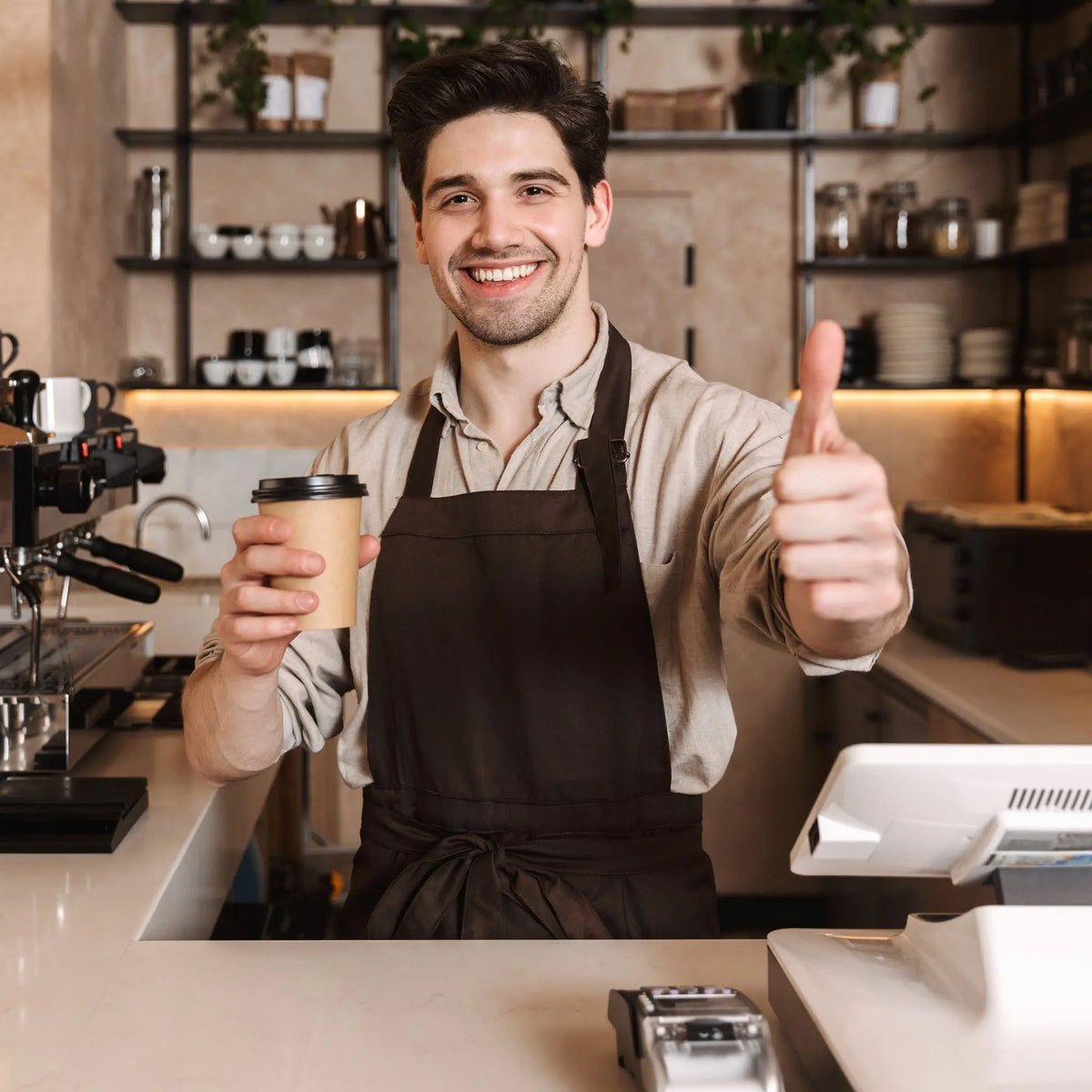 Abklopfbehälter für Kaffeesatz Schwarz-Silber von Relaxdays