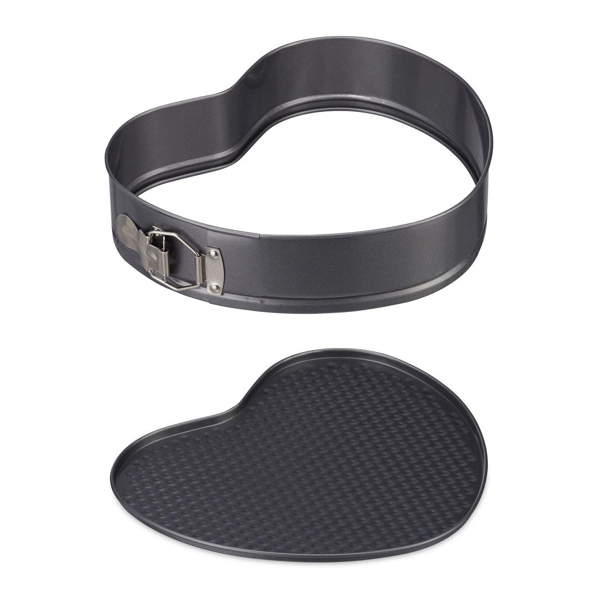 Backform Herz XL Anthrazit von Relaxdays