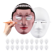 Maske weiss 20er-Set Weiss von Relaxdays