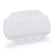 Badewannenkissen mit Saugnäpfen Weiss-Transparent von Relaxdays