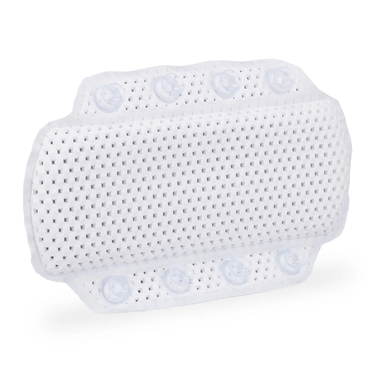 Badewannenkissen mit Saugnäpfen Weiss-Transparent von Relaxdays