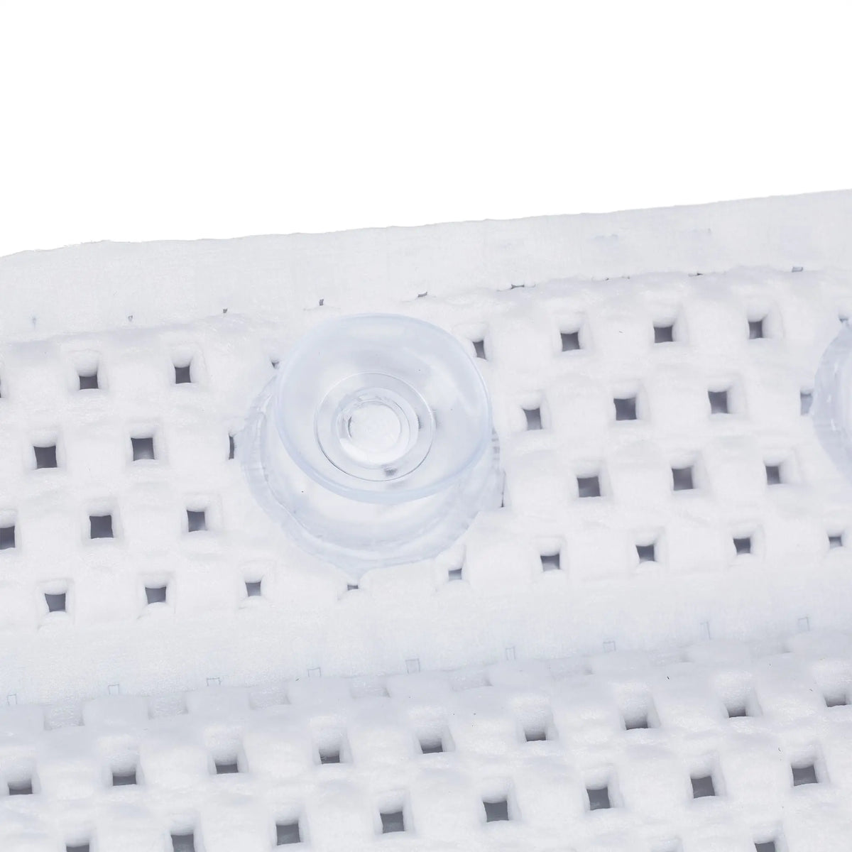 Badewannenkissen mit Saugnäpfen Weiss-Transparent von Relaxdays