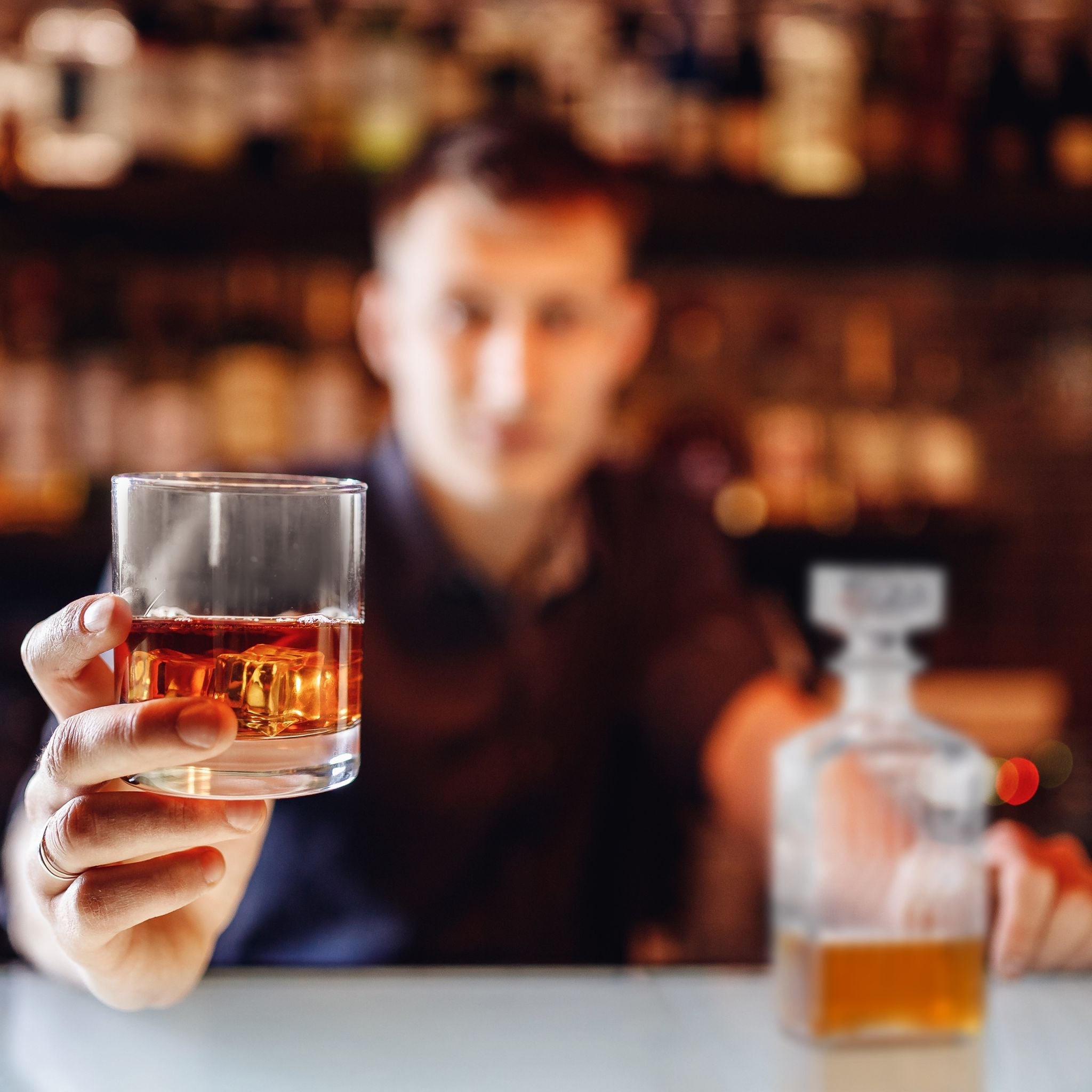 Whisky Karaffe Transparent von Relaxdays