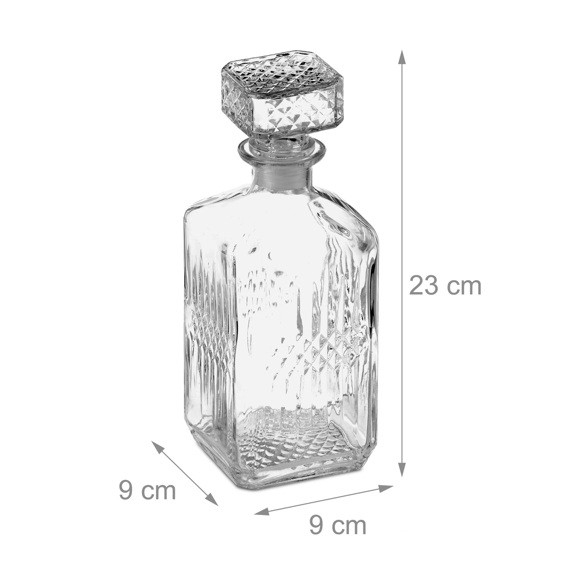 Whisky Karaffe Transparent von Relaxdays