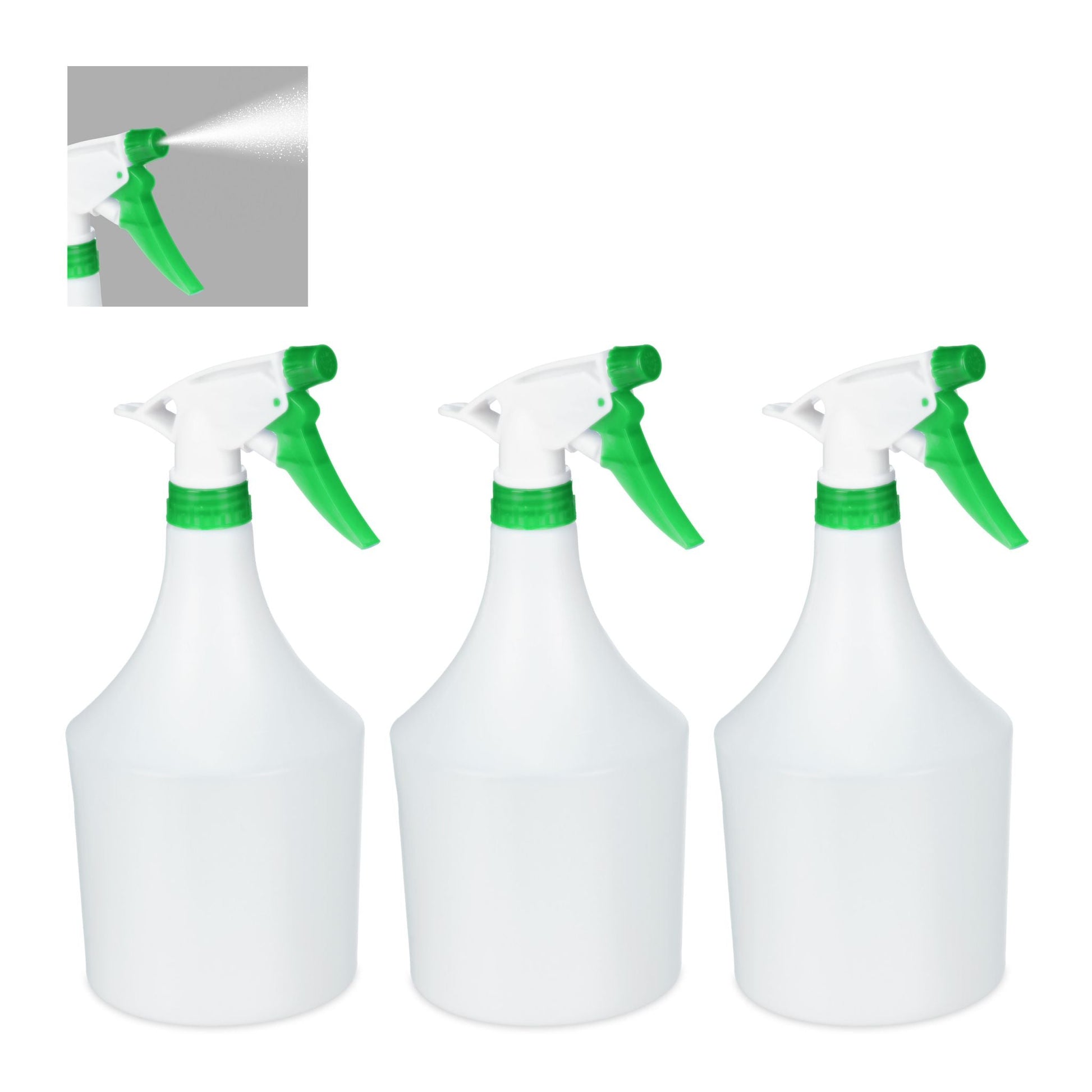 Sprühflasche 3er-Set Weiss-Grün von guteszeug.ch