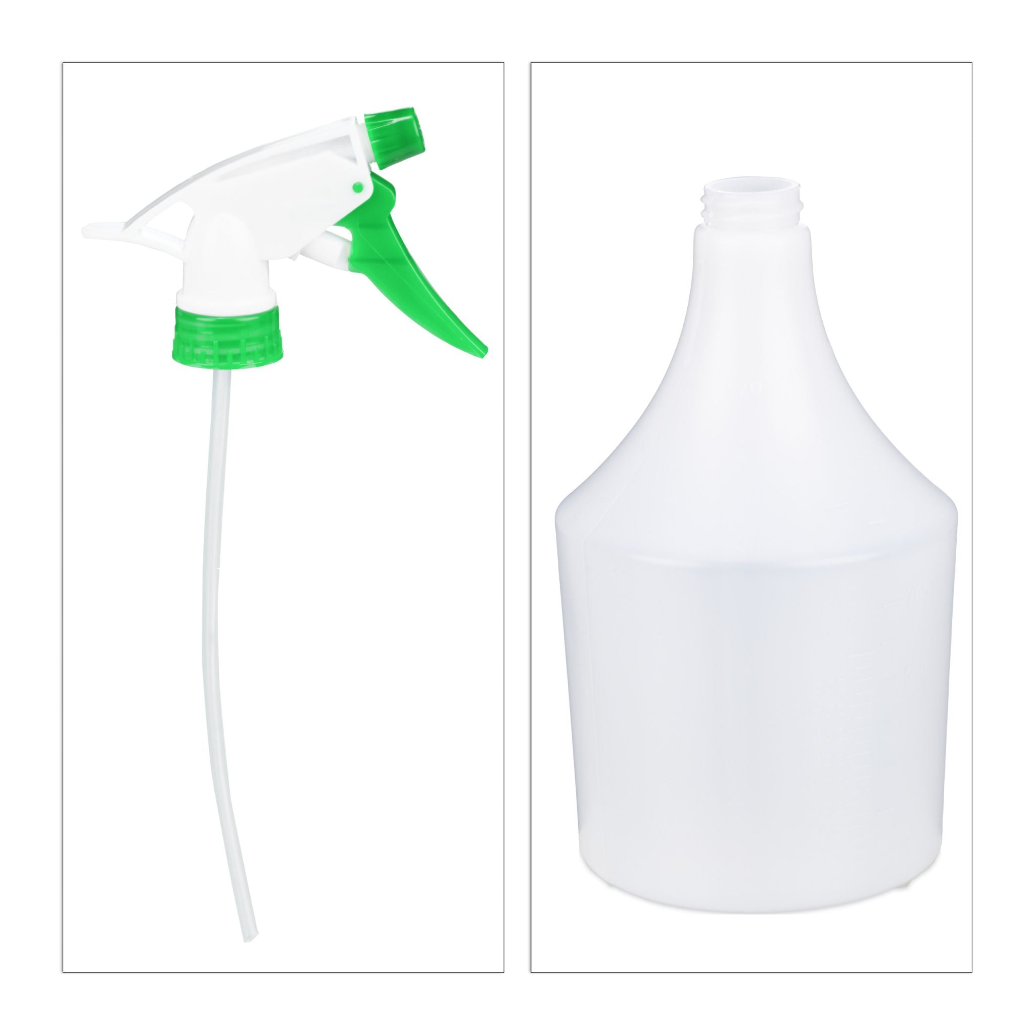 Sprühflasche 3er-Set Weiss-Grün von guteszeug.ch