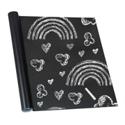 Tafelfolie selbstklebend Schwarz von Relaxdays