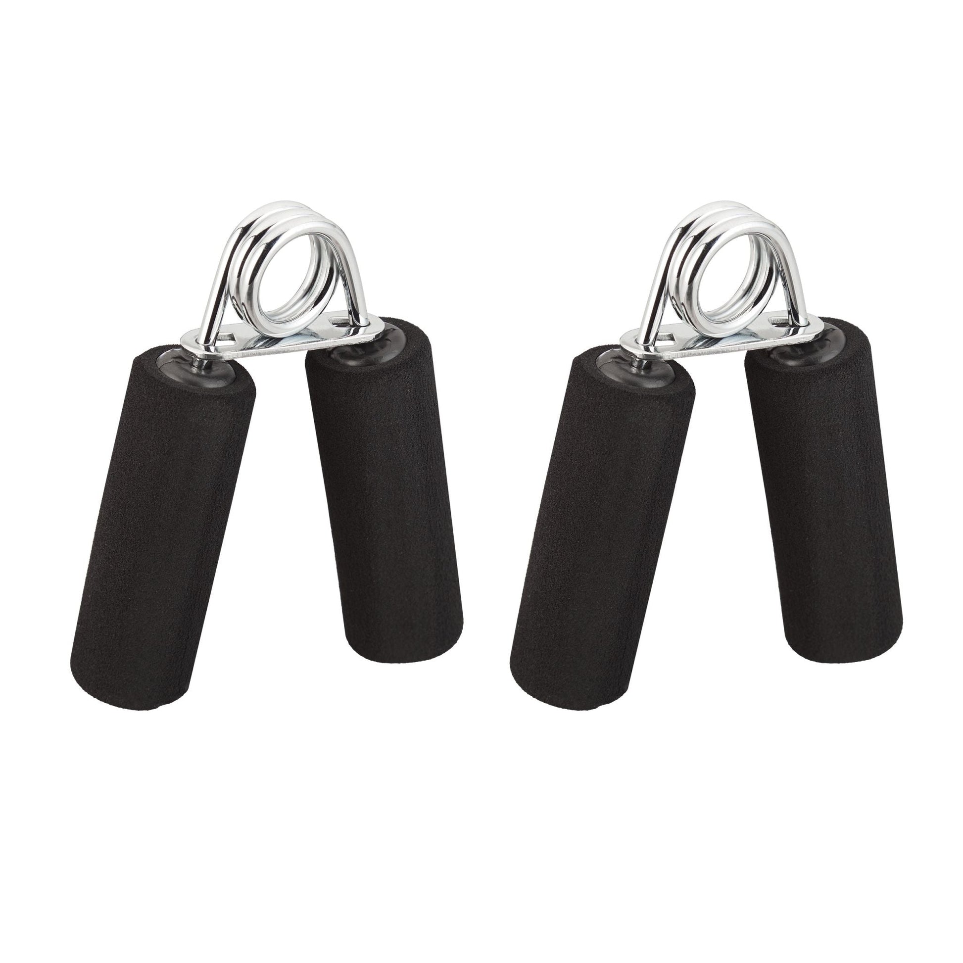 Fingertrainer 2er-Set Schwarz-Silber von Relaxdays