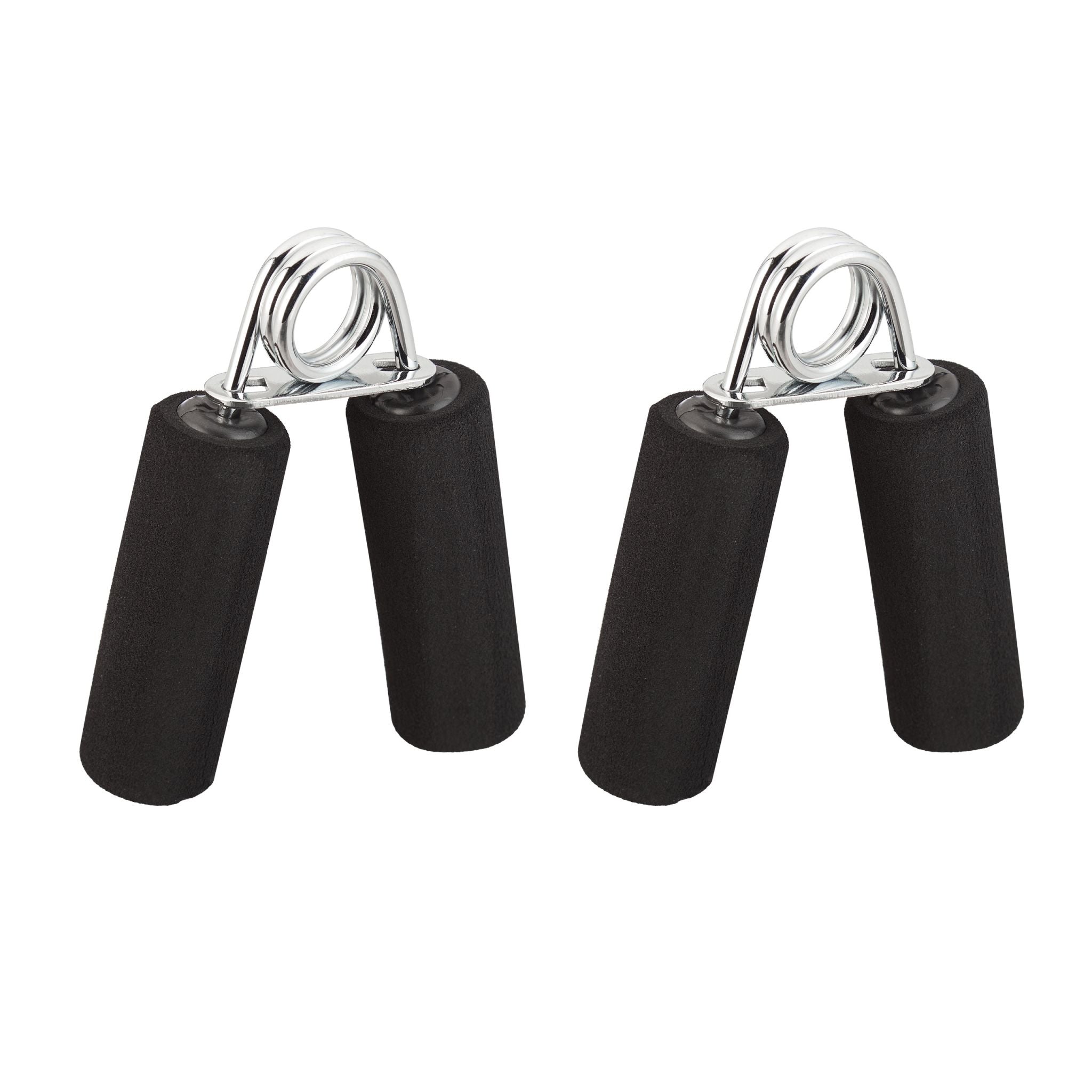 Fingertrainer 2er-Set Schwarz-Silber von Relaxdays