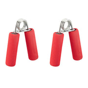Fingertrainer 2er-Set Rot-Silber von Relaxdays