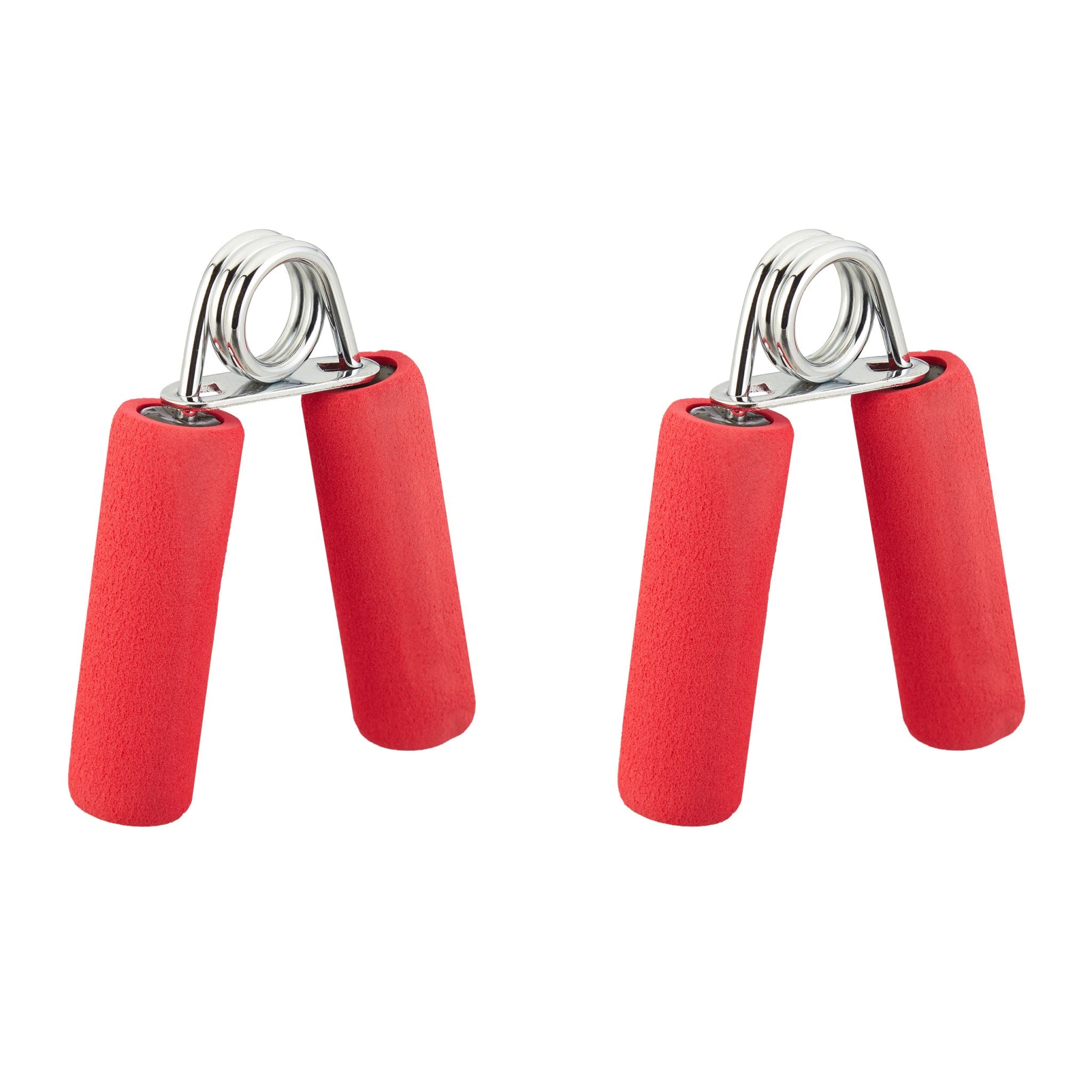 Fingertrainer 2er-Set Rot-Silber von Relaxdays