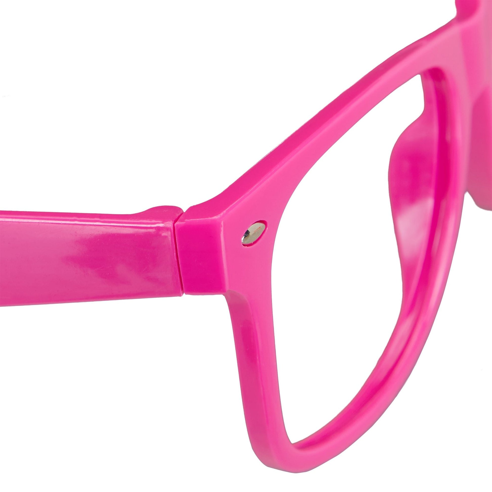Bunte Partybrille 4er-Set Gelb-Grün-Pink von Relaxdays