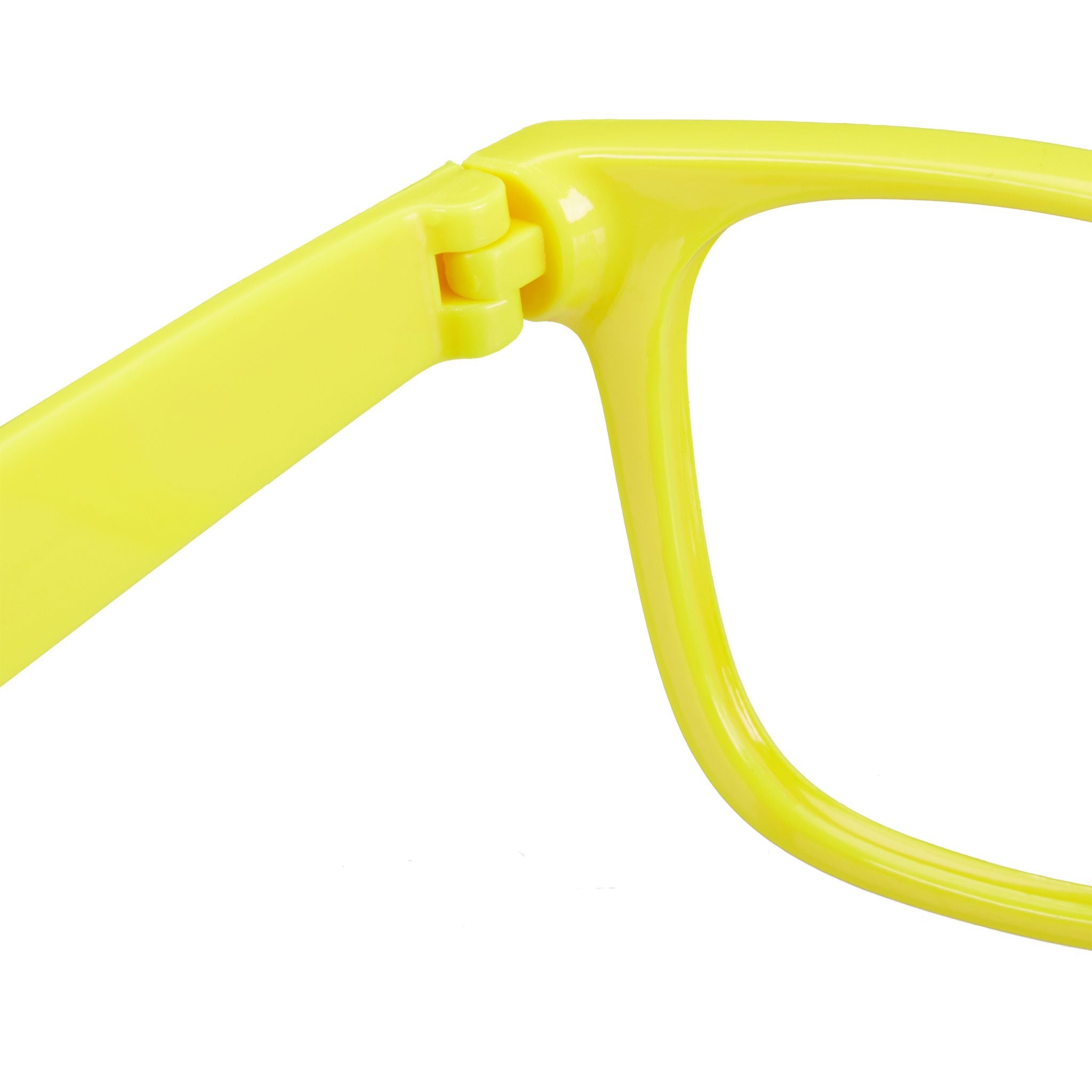 Bunte Partybrille 4er-Set Gelb-Grün-Pink von Relaxdays